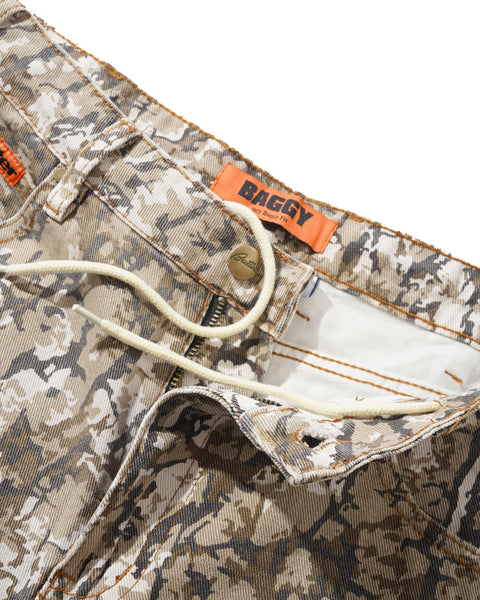 【BUTTER GOODS】Bark Camo Denim Jeans Tan Butter Goods Bark Camo Denim Jeans Tan | 34 | 1140512_34