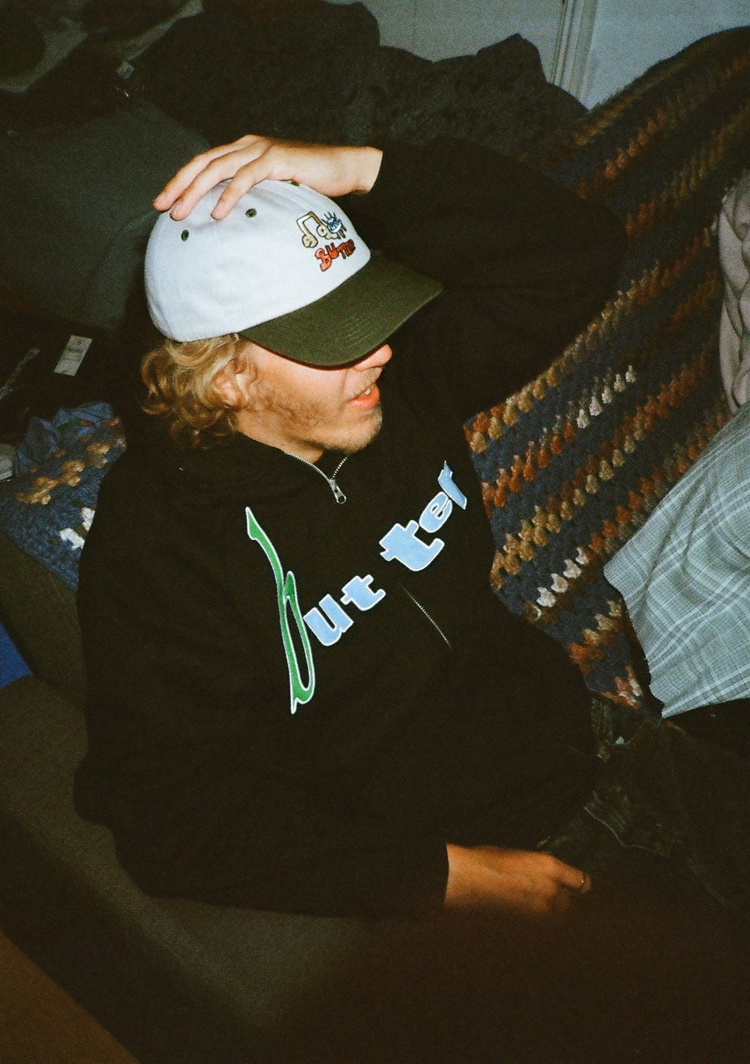 Turtle 6 Panel Cap, Light Grey / Seaweed