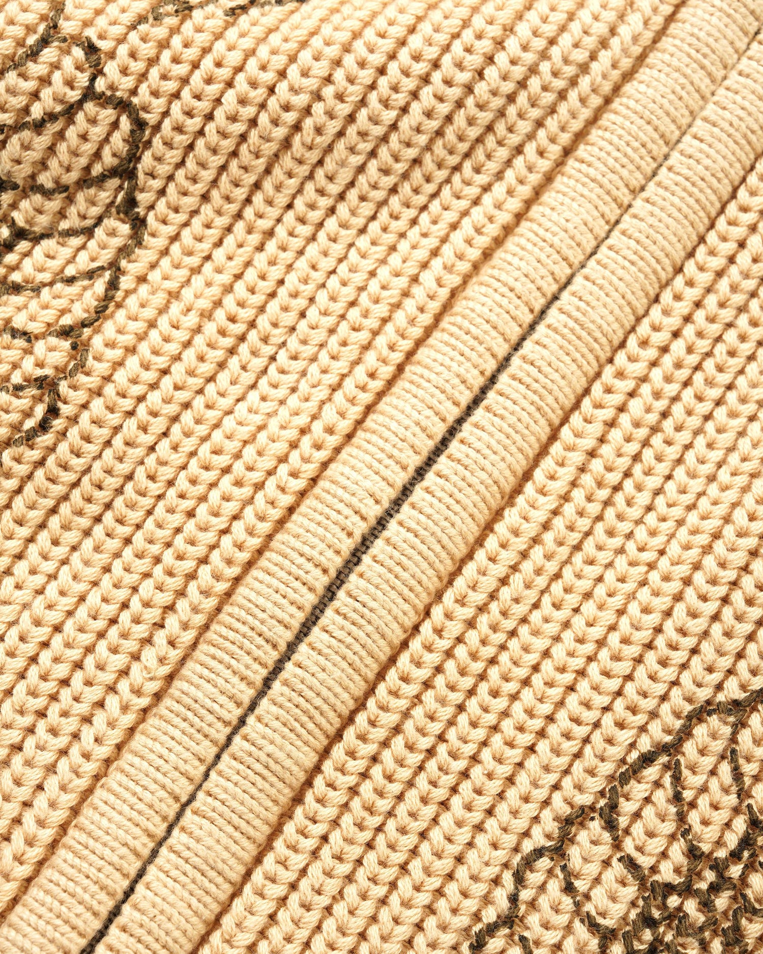 Dragon Zip-Thru Knit Sweater, Sand