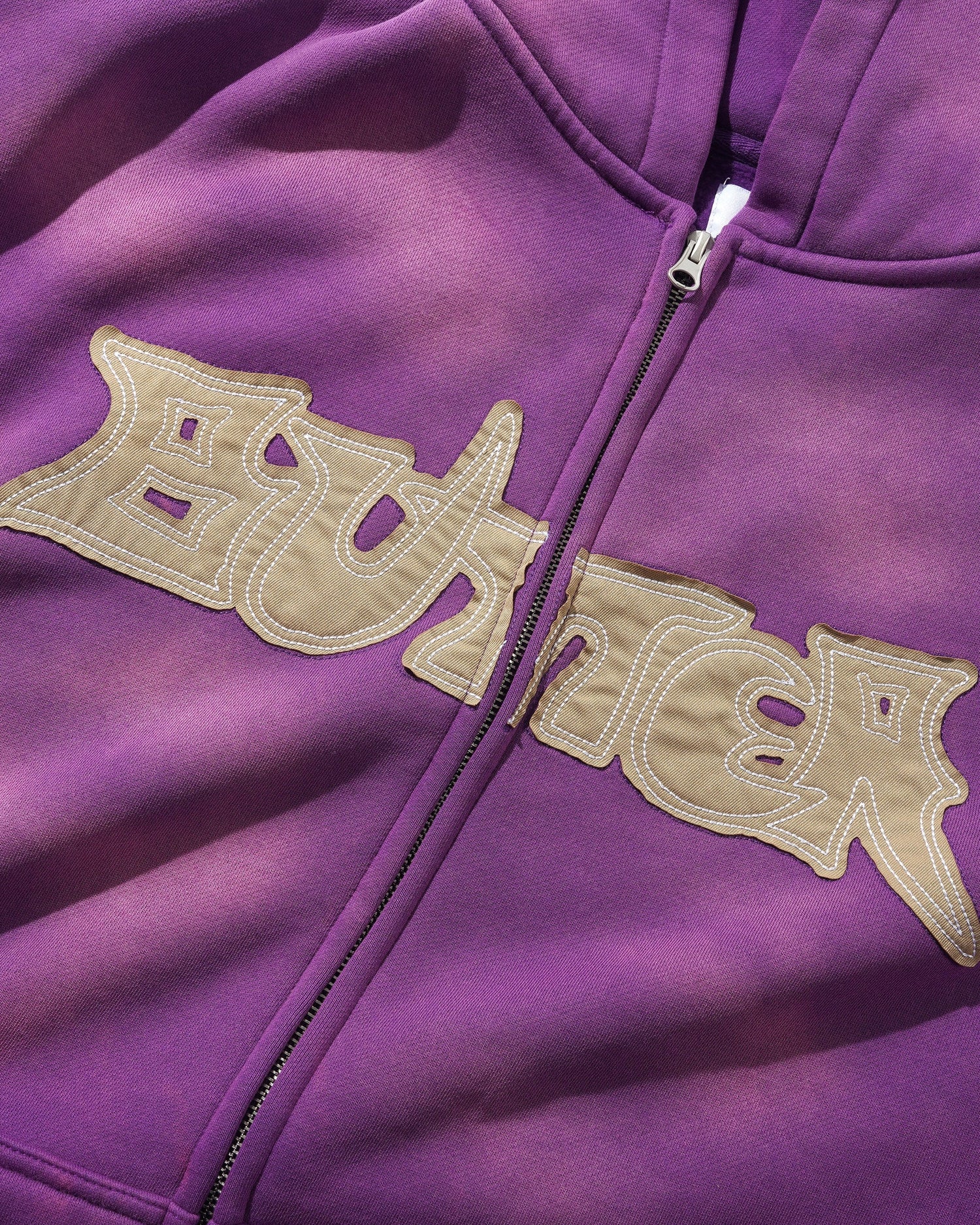 Encounter Zip-Thru Hood, Washed Purple