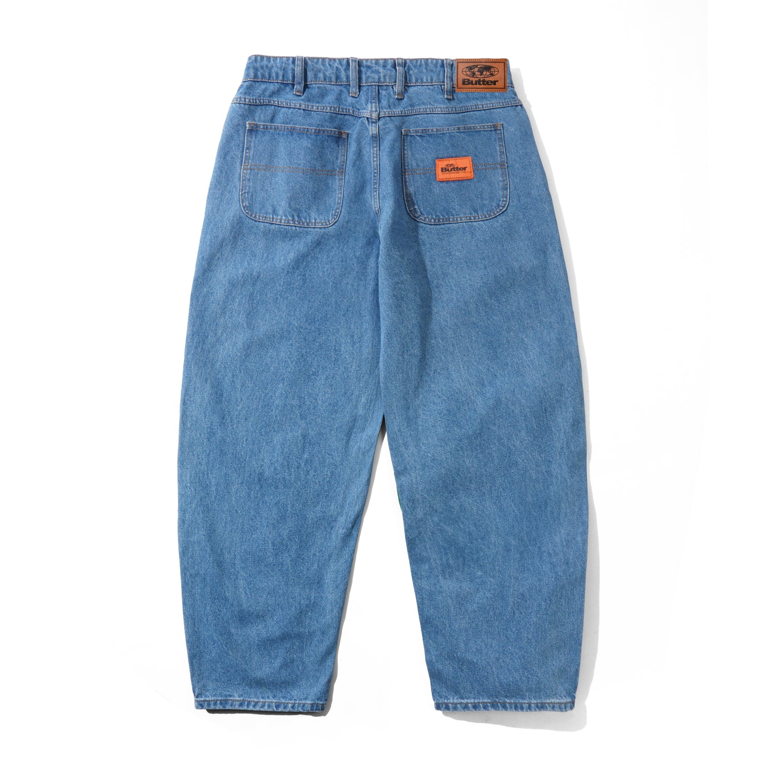 Santosuosso Denim Jeans, Washed Indigo