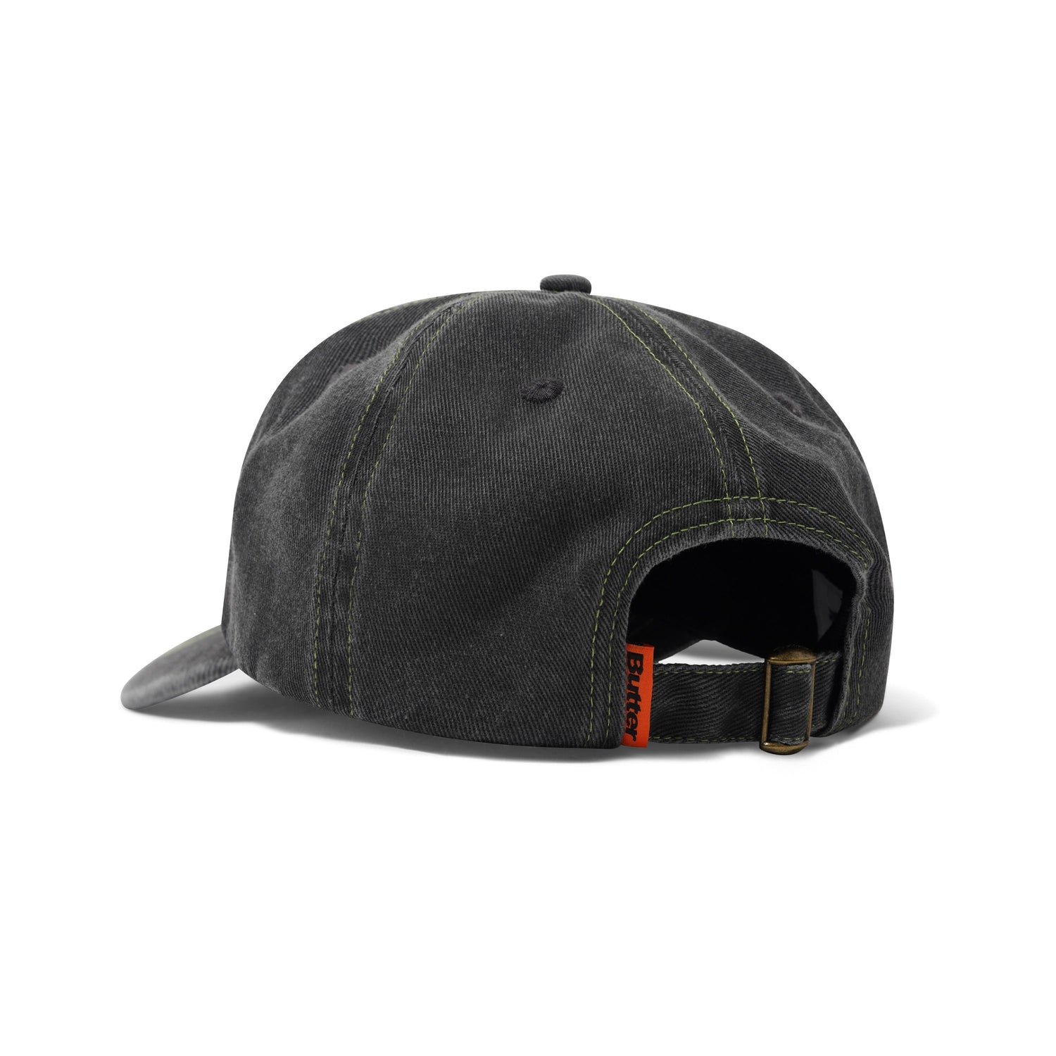 Scribble 5 Panel Cap, Washed Black
