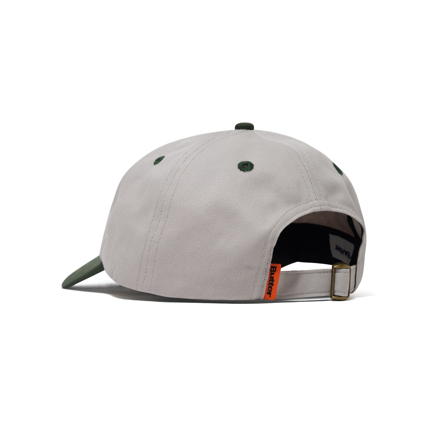 Turtle 6 Panel Cap, Light Grey / Seaweed