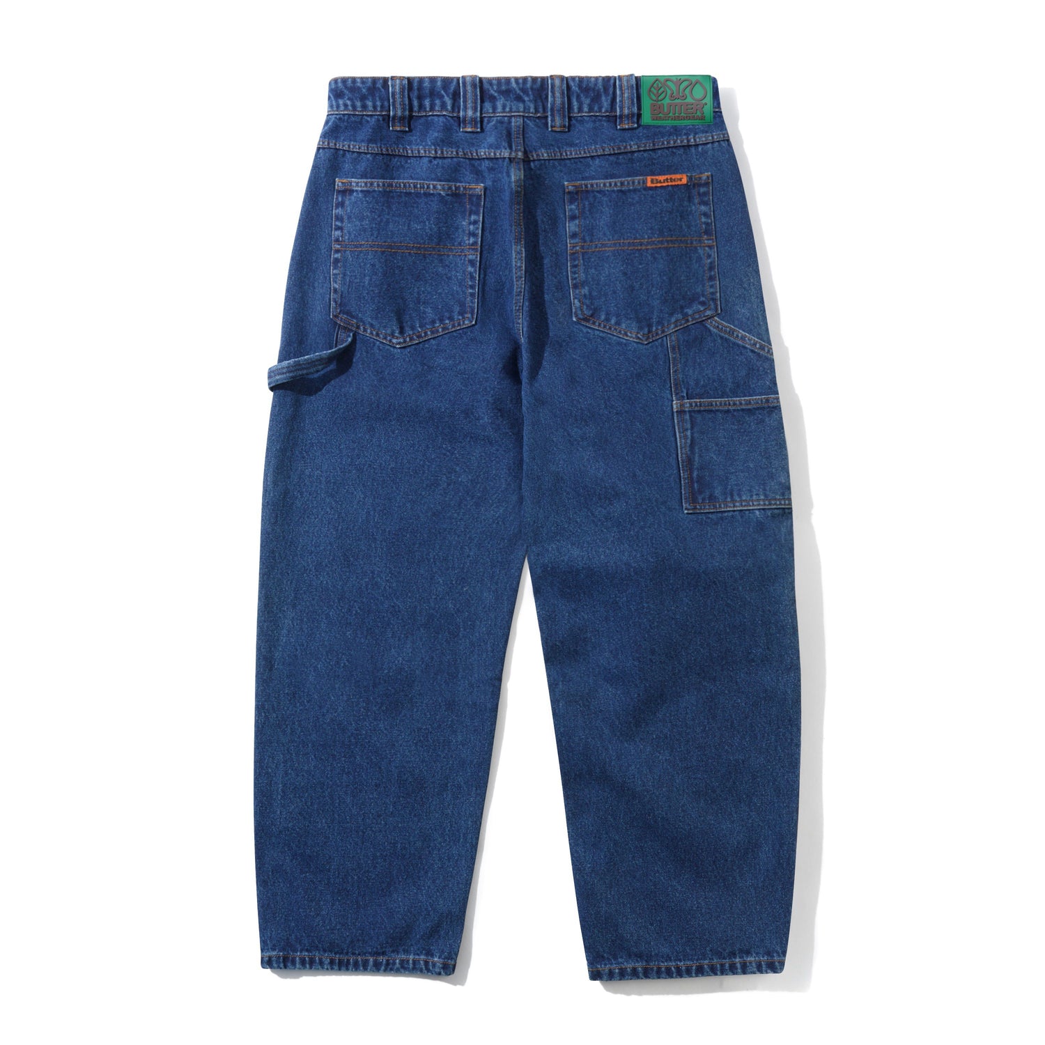 Weathergear Denim Jeans, Repaired Indigo