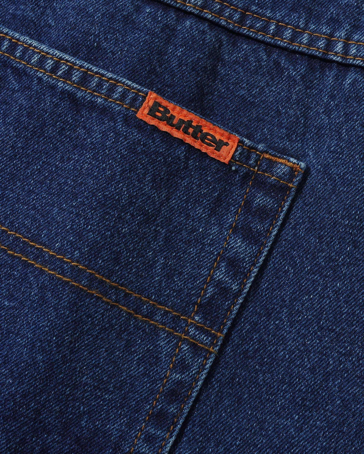 Weathergear Denim Jeans, Repaired Indigo