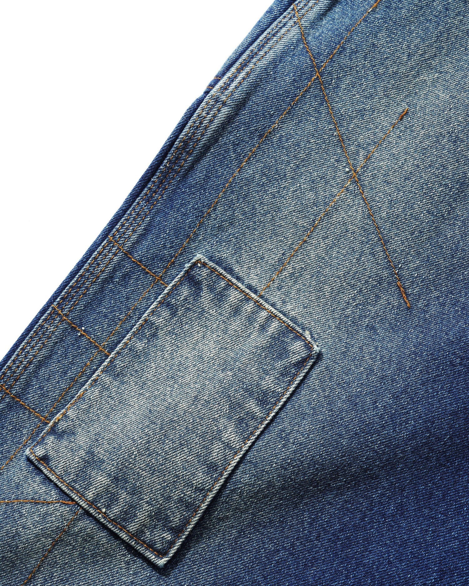 Weathergear Denim Jeans, Repaired Indigo
