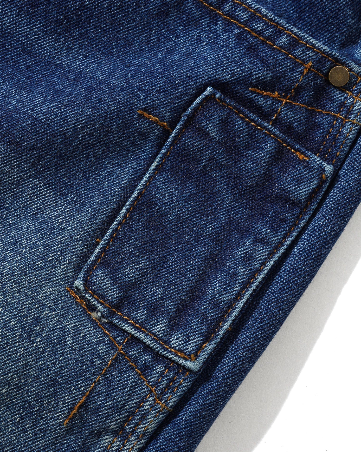 Weathergear Denim Jeans, Repaired Indigo
