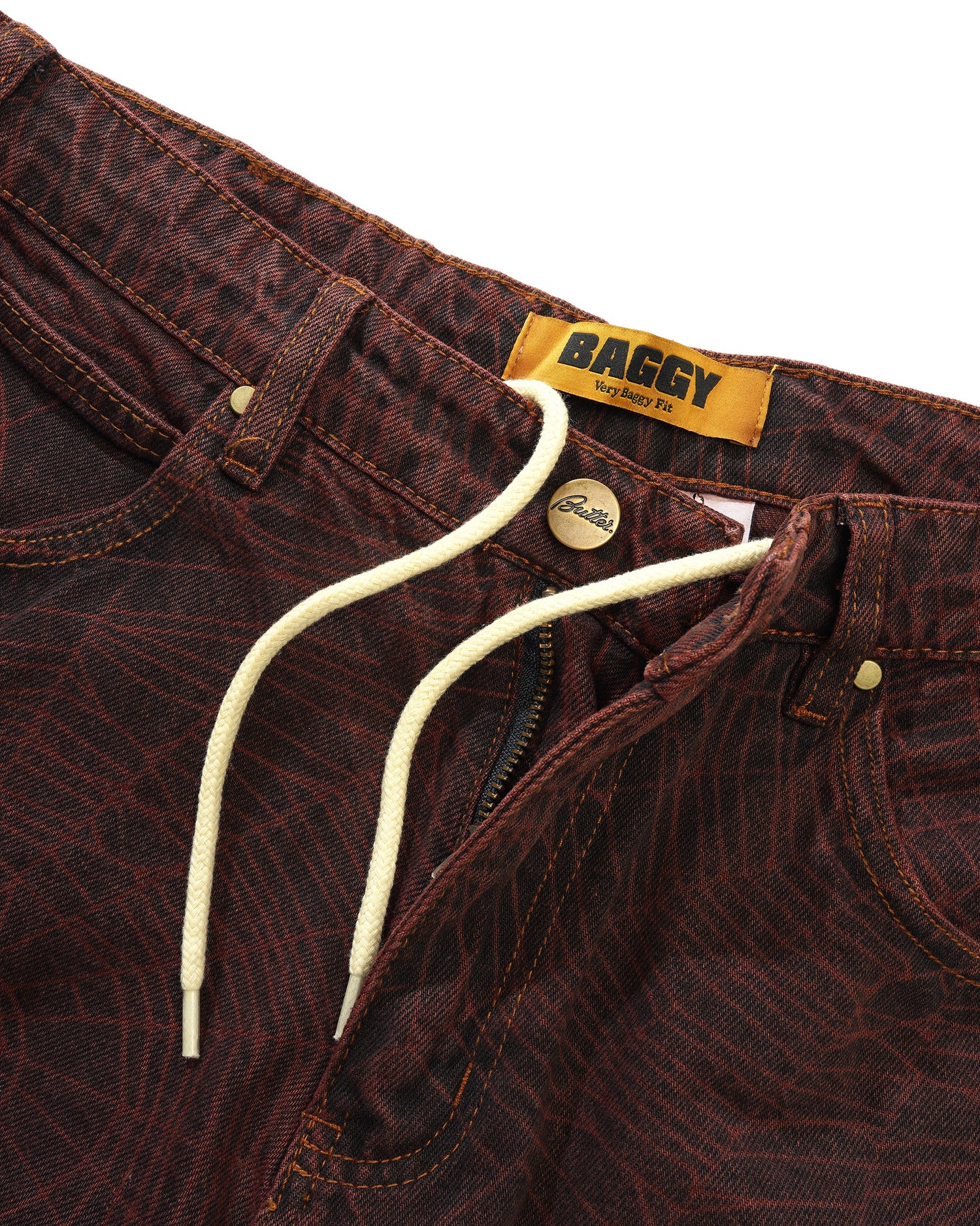 Web Denim Jeans, Brick