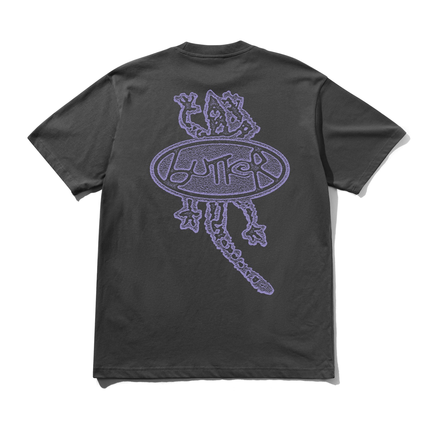 Wipeout Tee, Washed Black