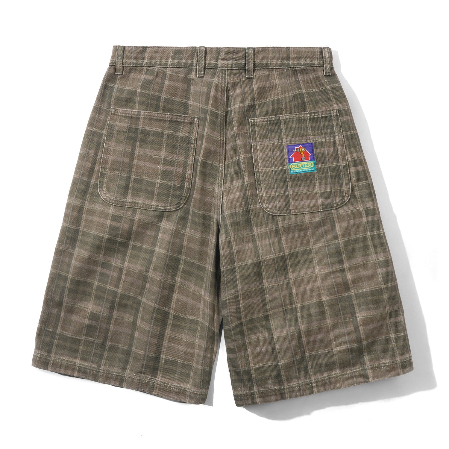 Work Shorts, Washed Plaid