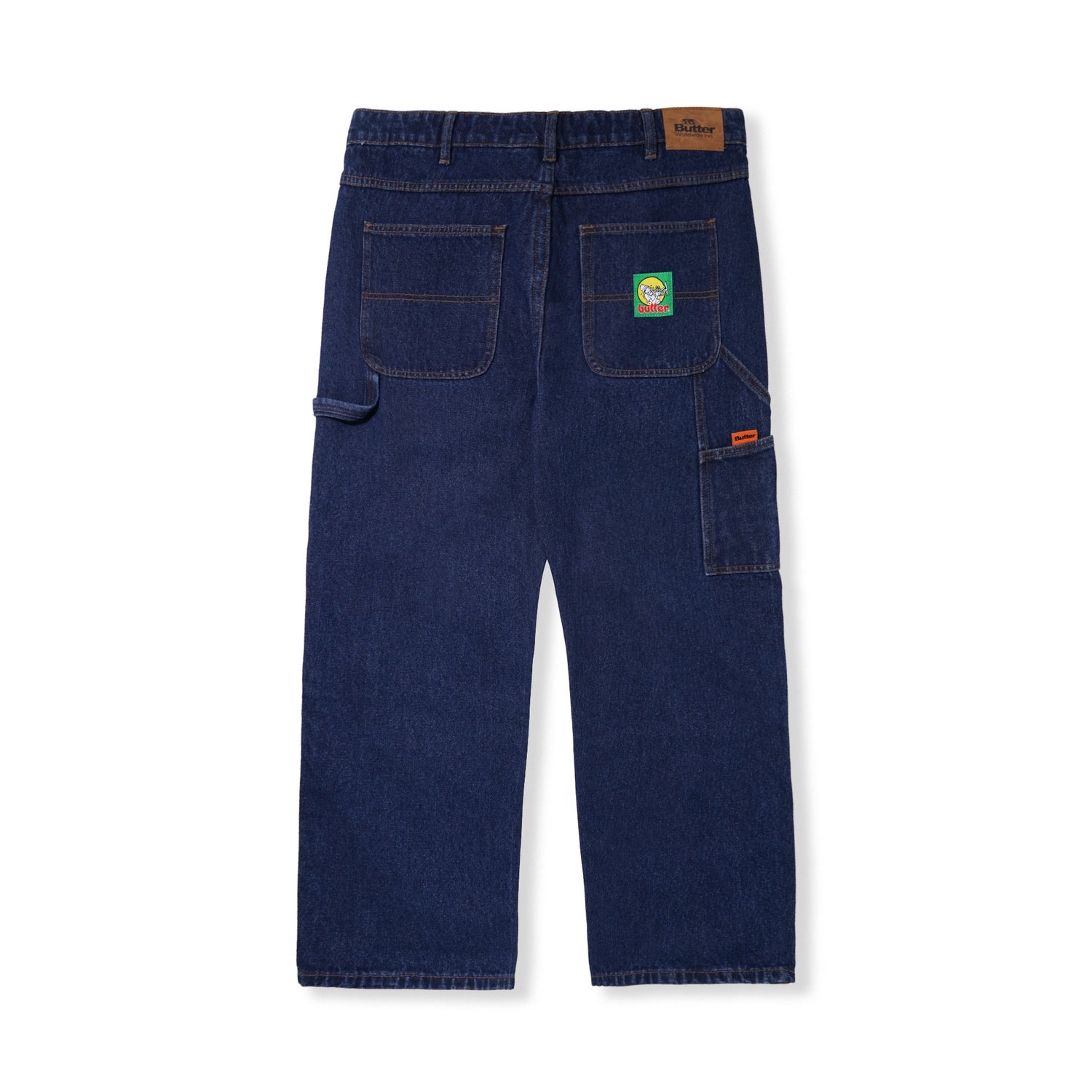 Brass Worker Denim Jeans, Dark Indigo
