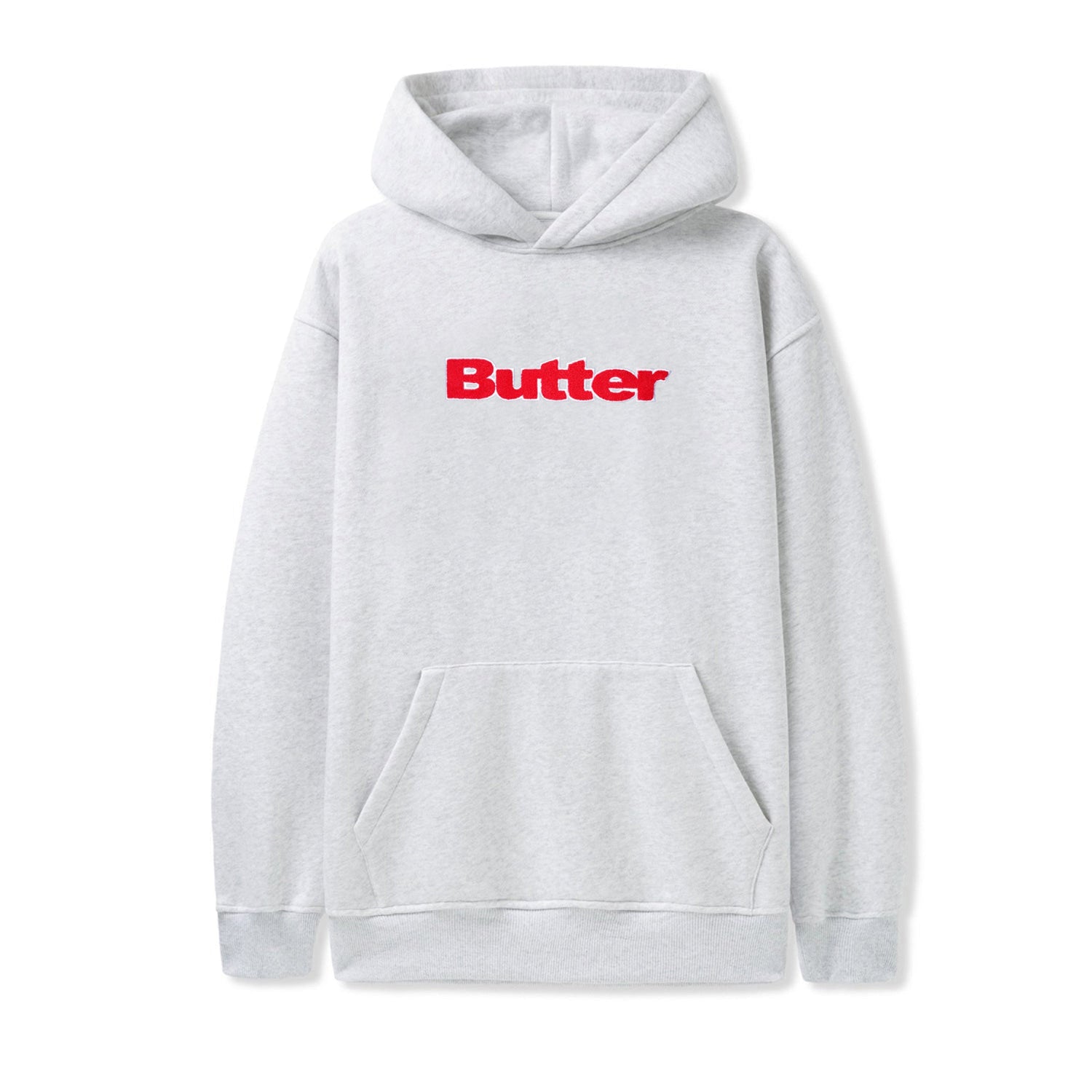 Chenille Logo Pullover, Ash Grey