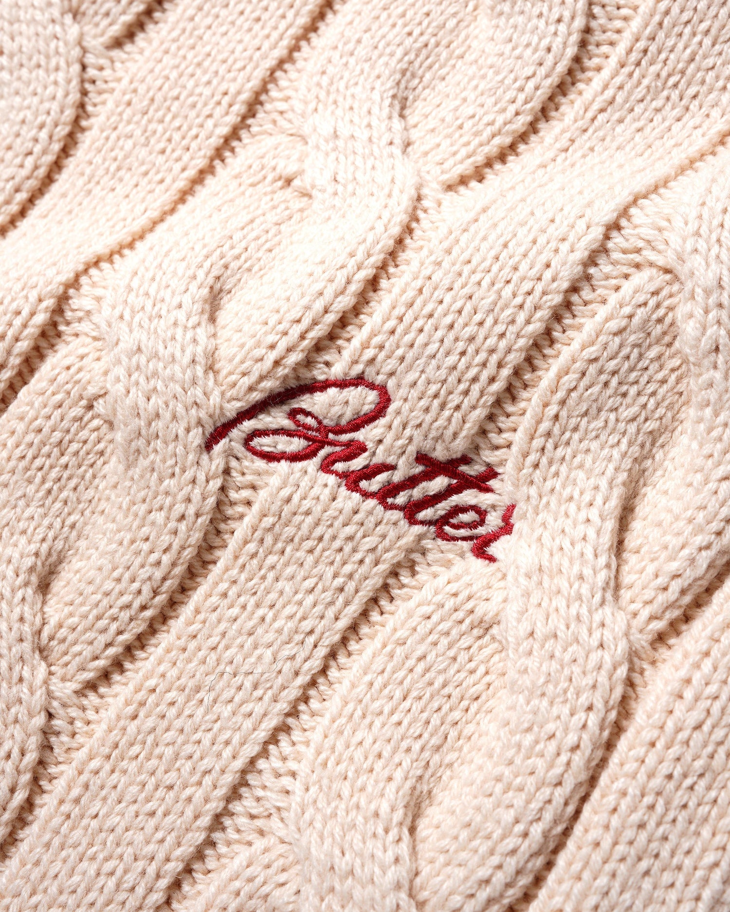 Cable Knit Vest, Bone
