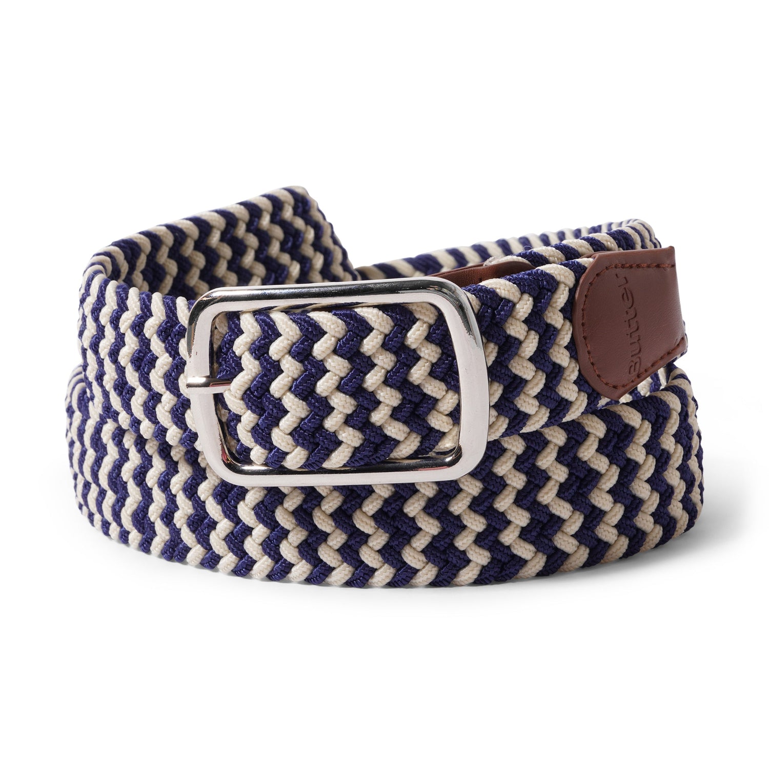 Braided Belt, Navy