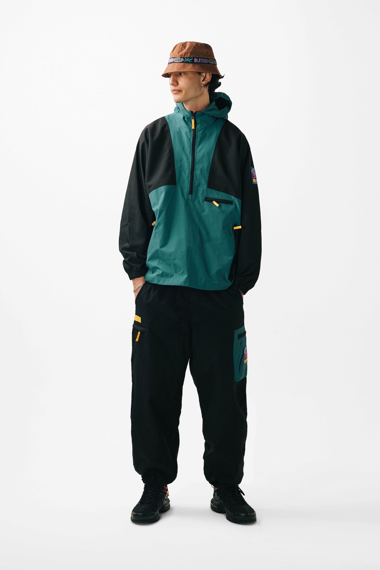 Terrain Jacket, Black / Teal