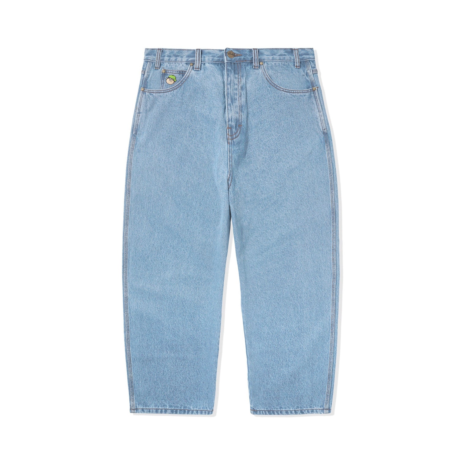 Santosuosso Denim Pants, Washed Blue