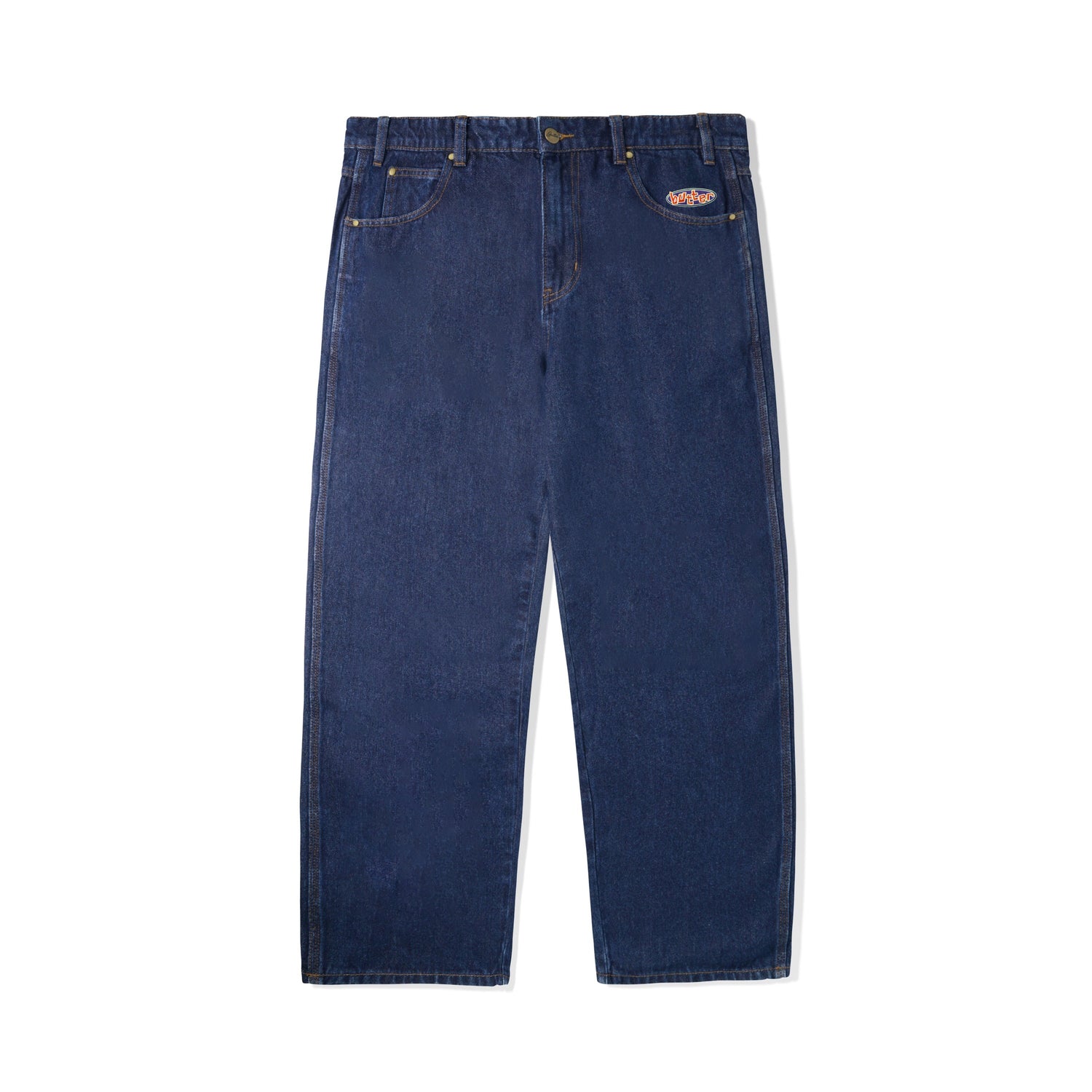 Scattered Denim Pants, Dark Indigo