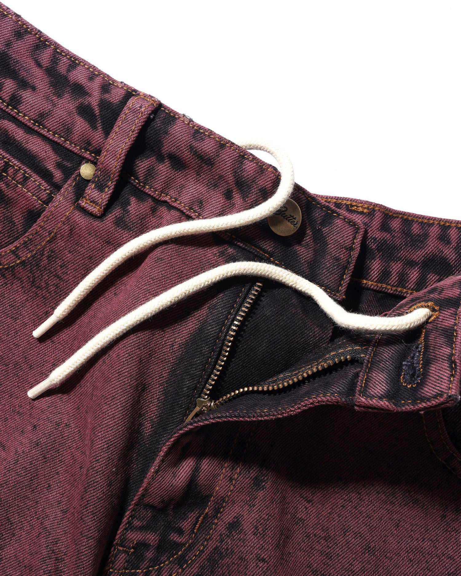 Weathergear Heavyweight Denim Jeans, Plum Wash