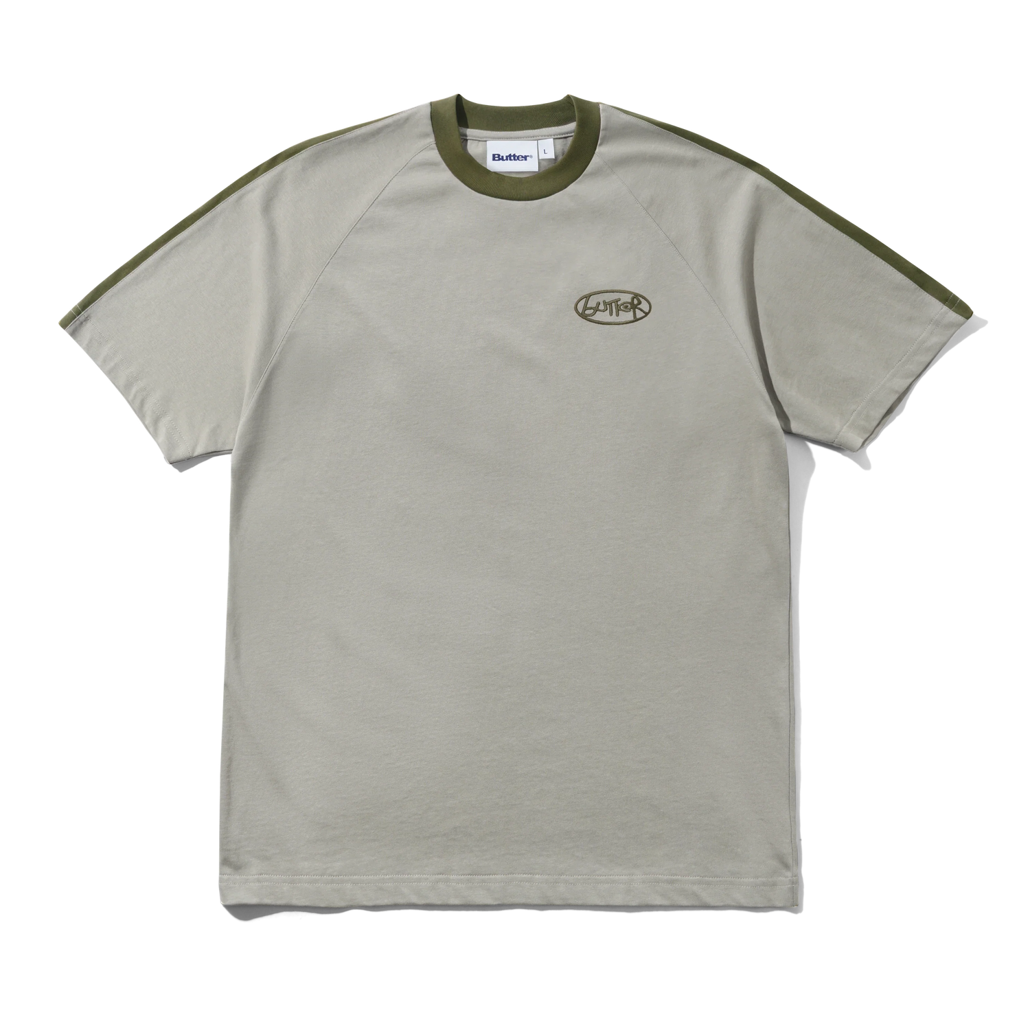 Abseil Panel Tee, Cement / Moss