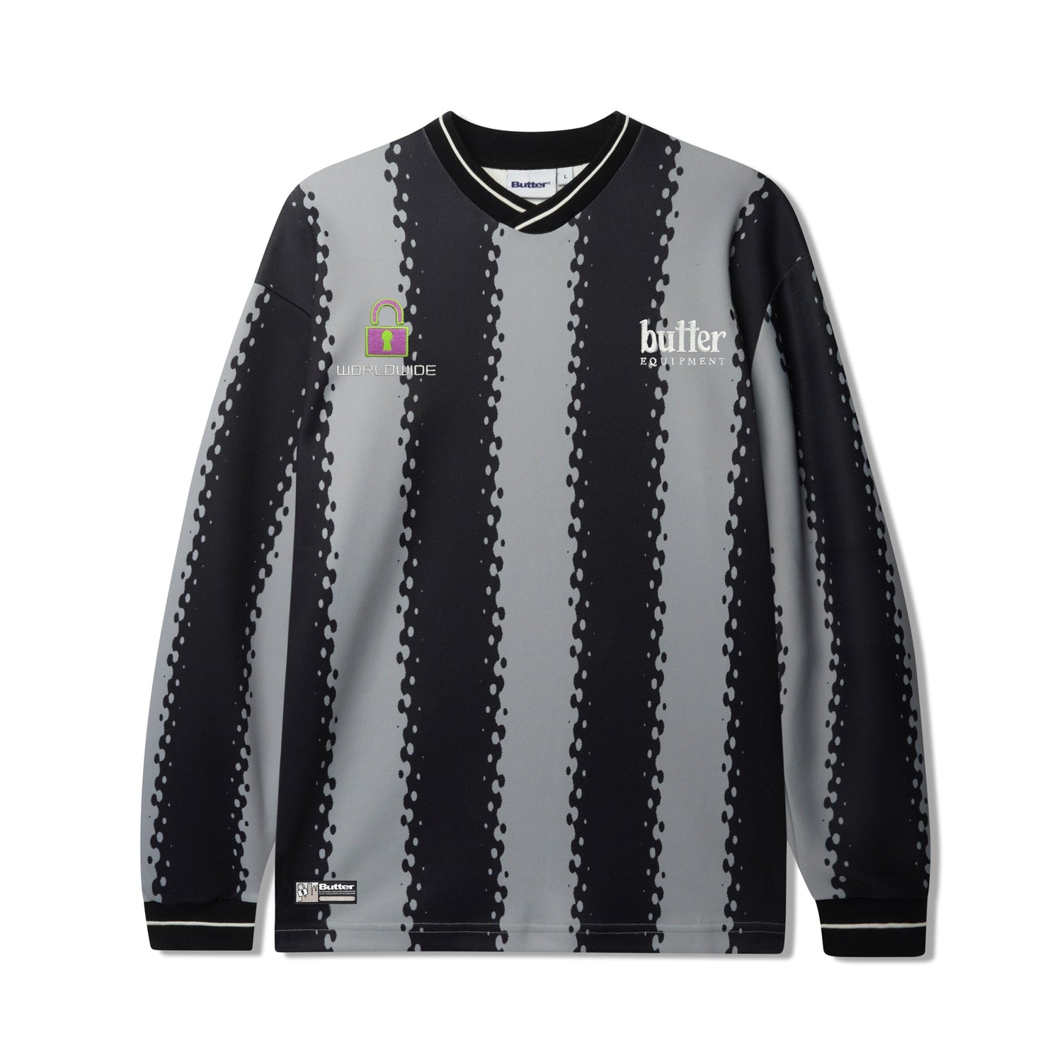 All City L/S Jersey, Black / Charcoal