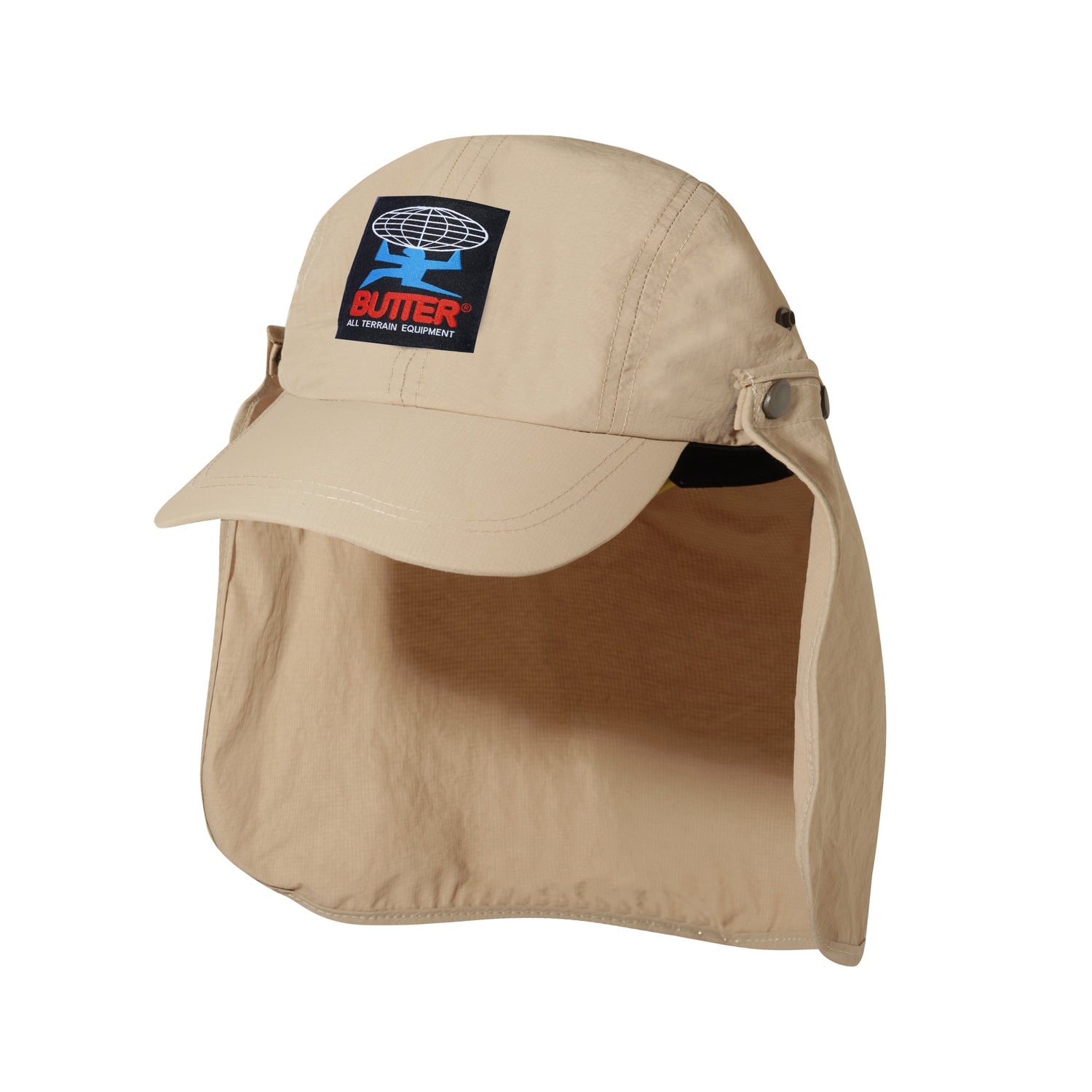 All Terrain 4 Panel Flap Cap, Tan