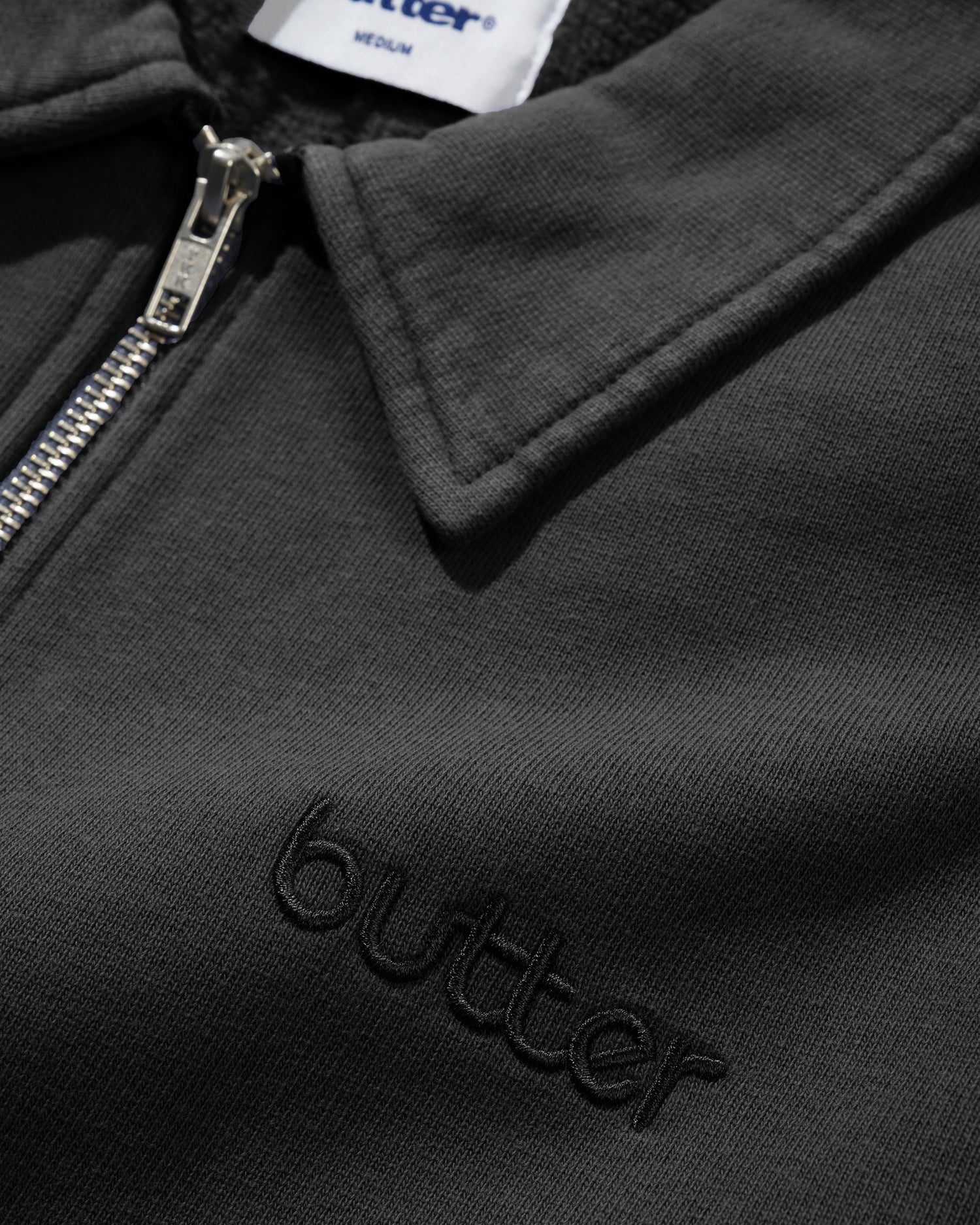 Alpine 1/4 Zip Sweater, Washed Black