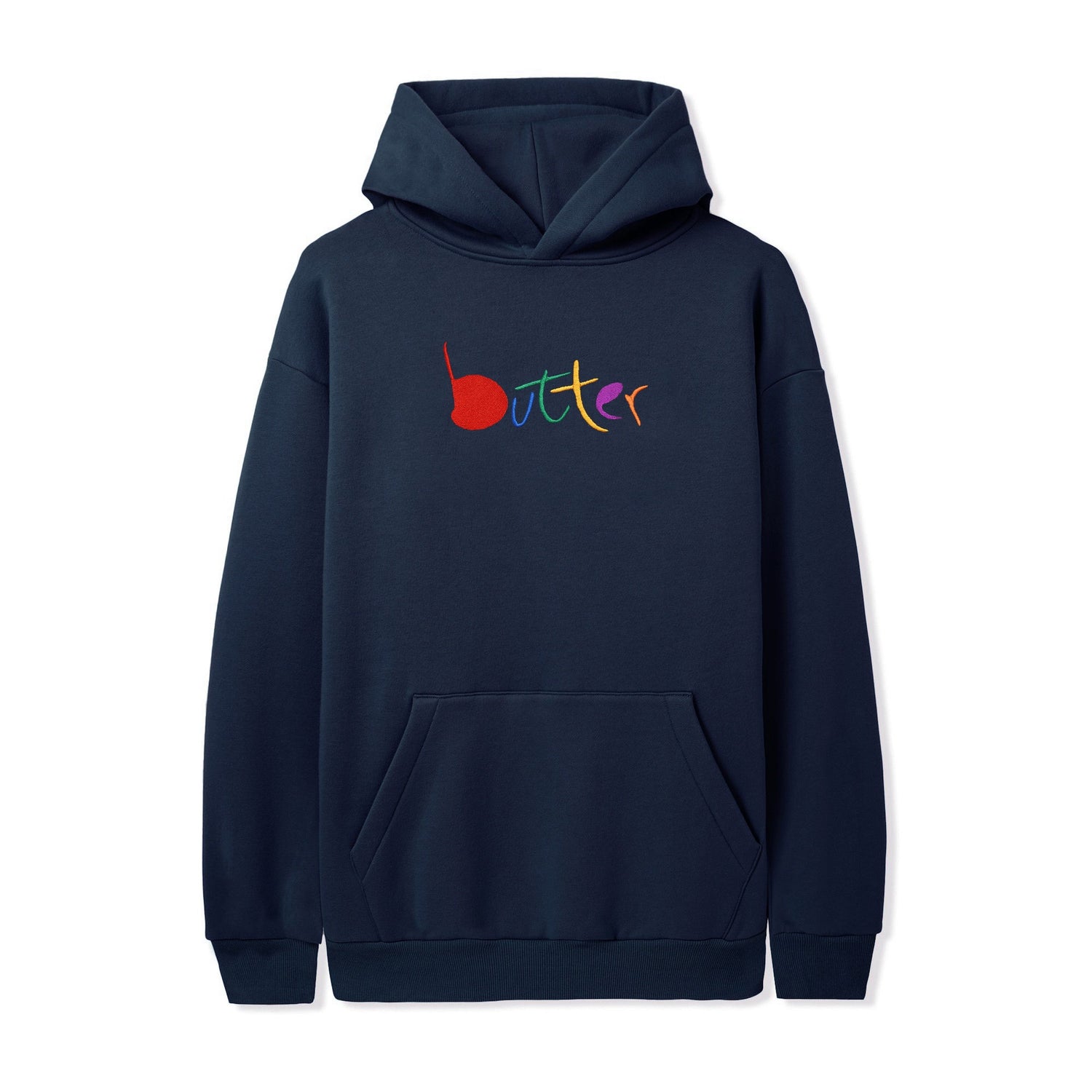 Art Pullover Hood, Navy