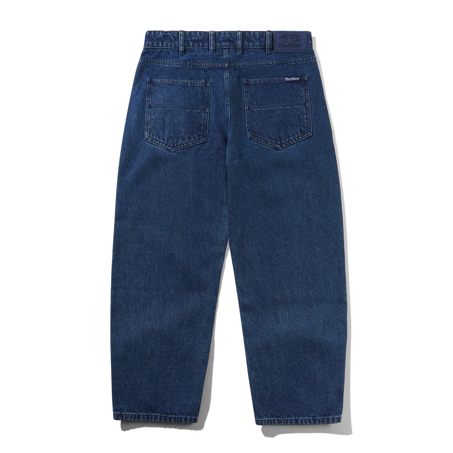 Baggy Denim Jeans, Dark Blue