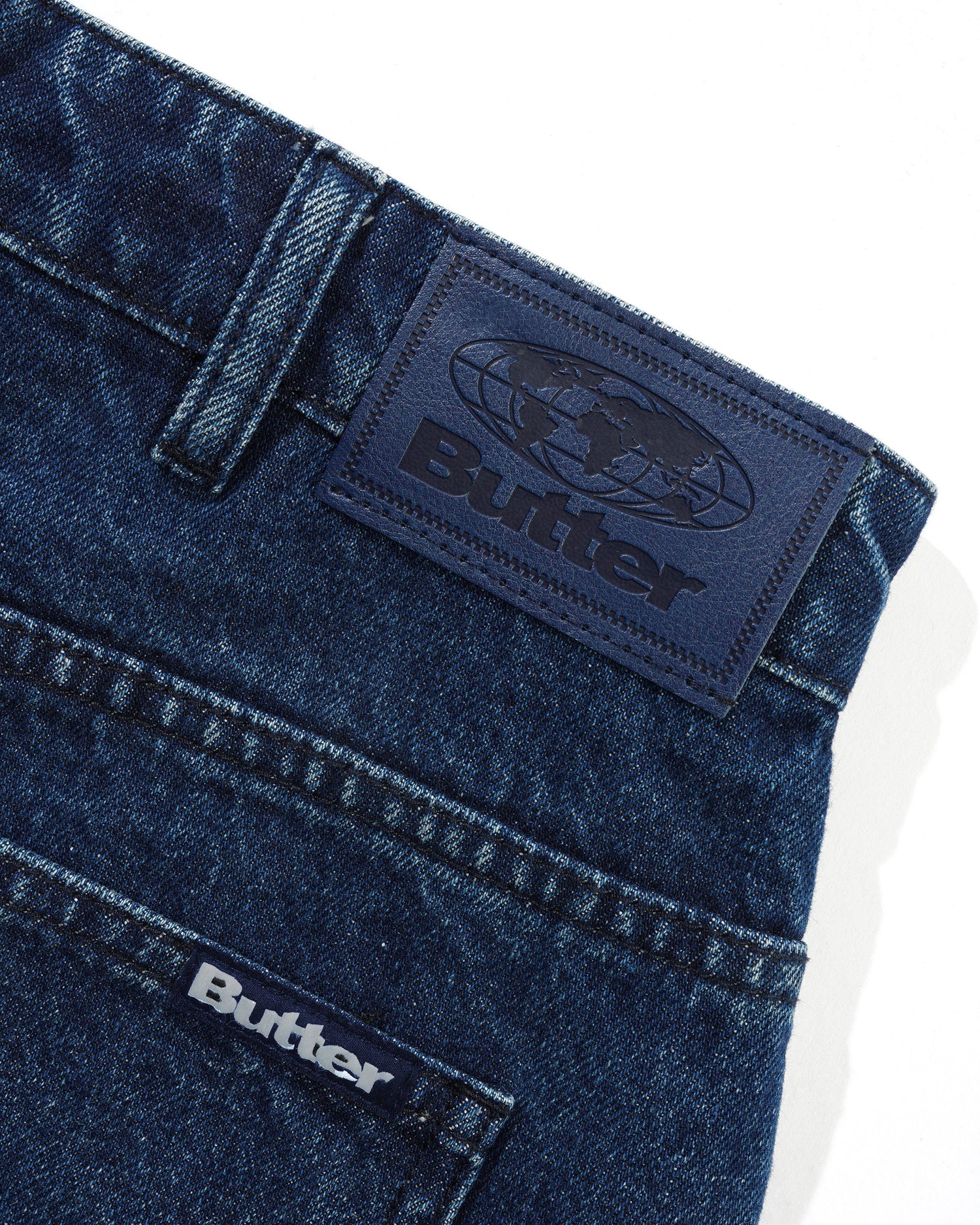 Baggy Denim Jeans, Dark Blue
