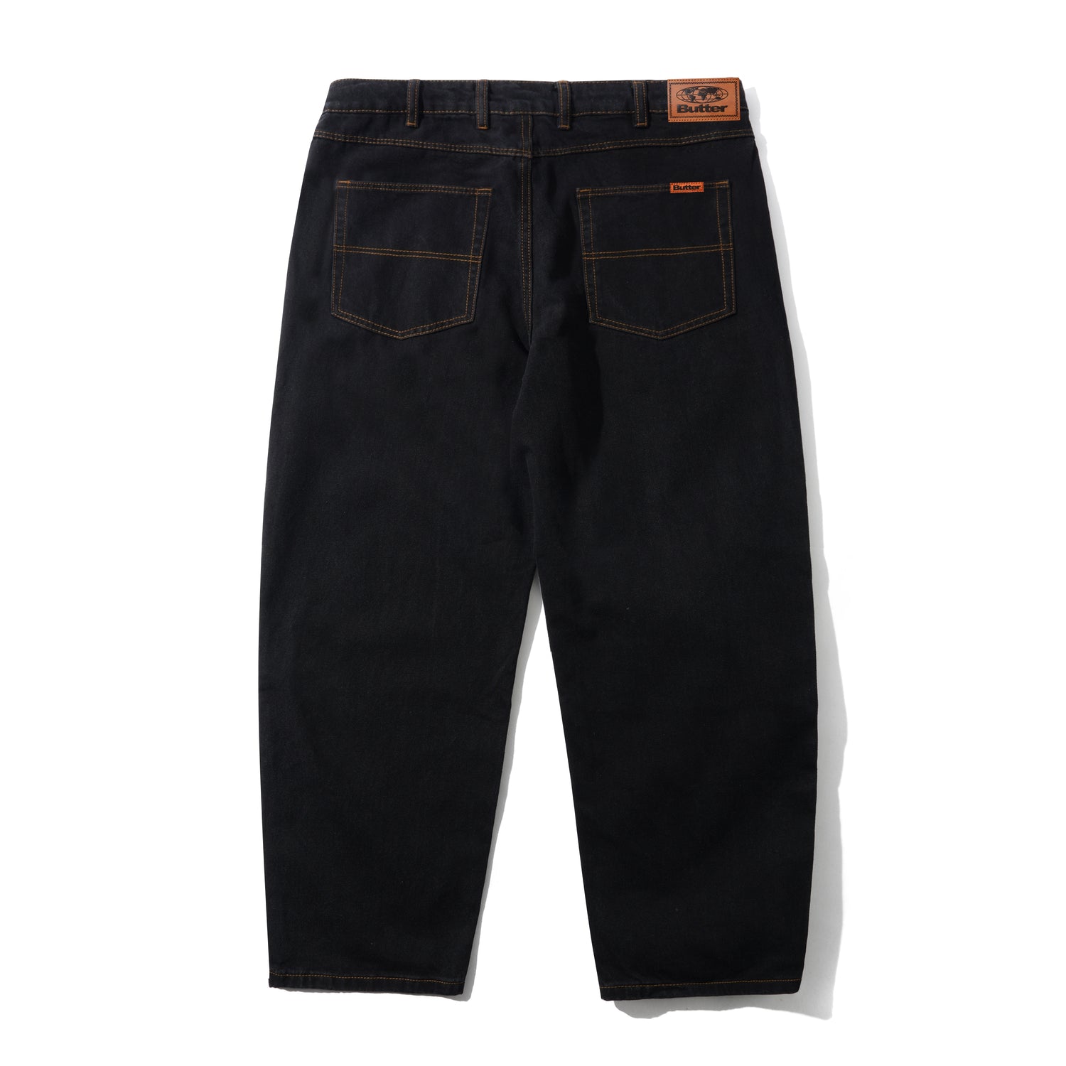 Baggy Denim Jeans, Washed Black – Butter Goods UK