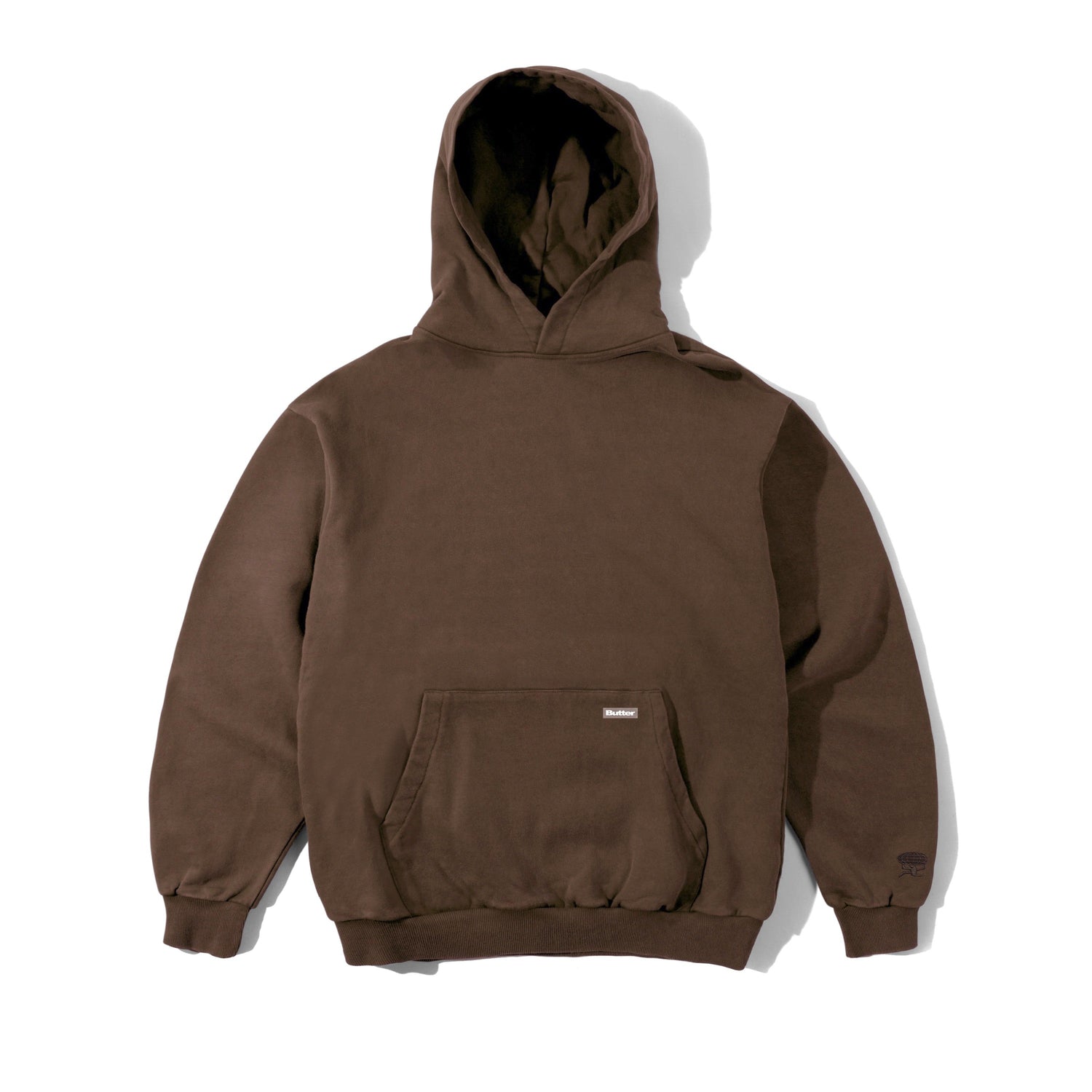 Basic Pullover Hood, Washed Brown