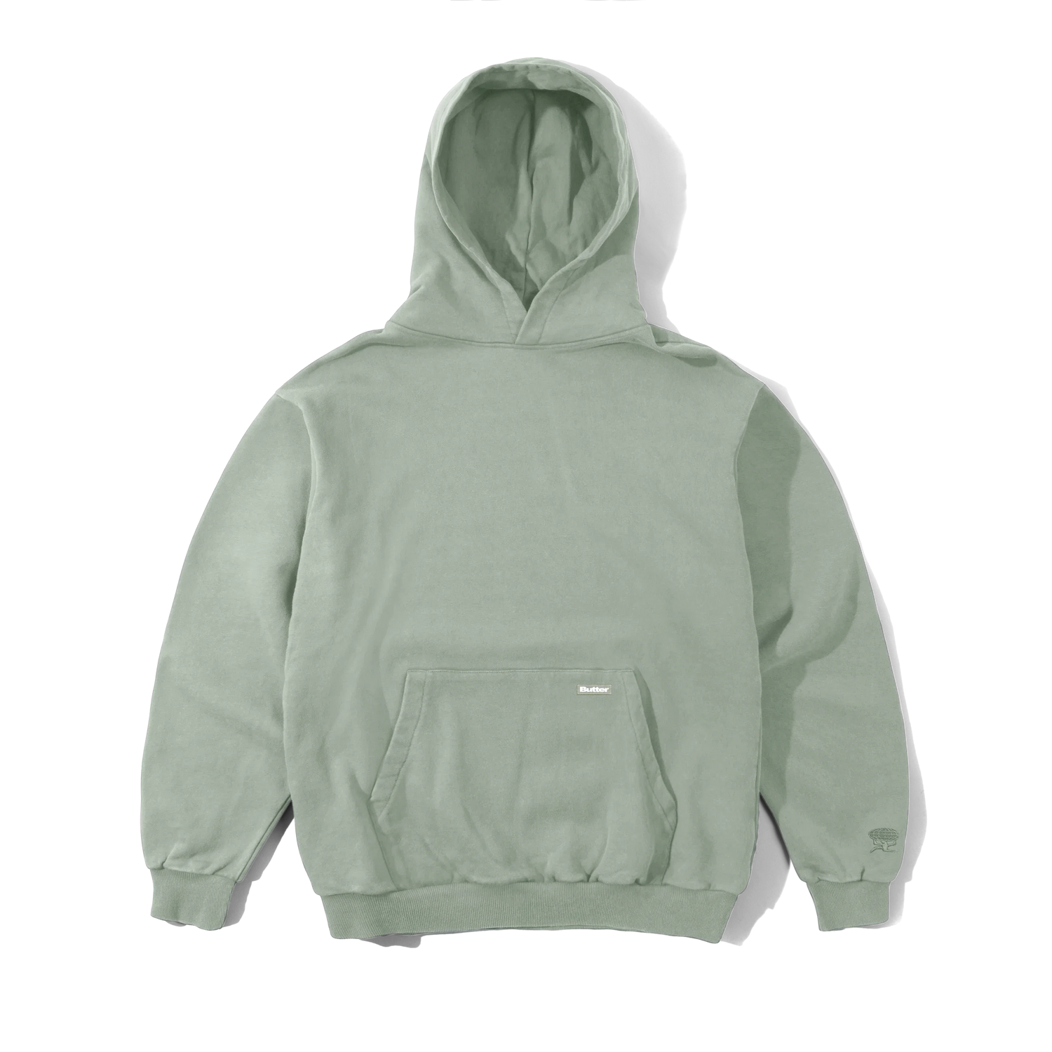 Basic Pullover Hood, Washed Dull Mint