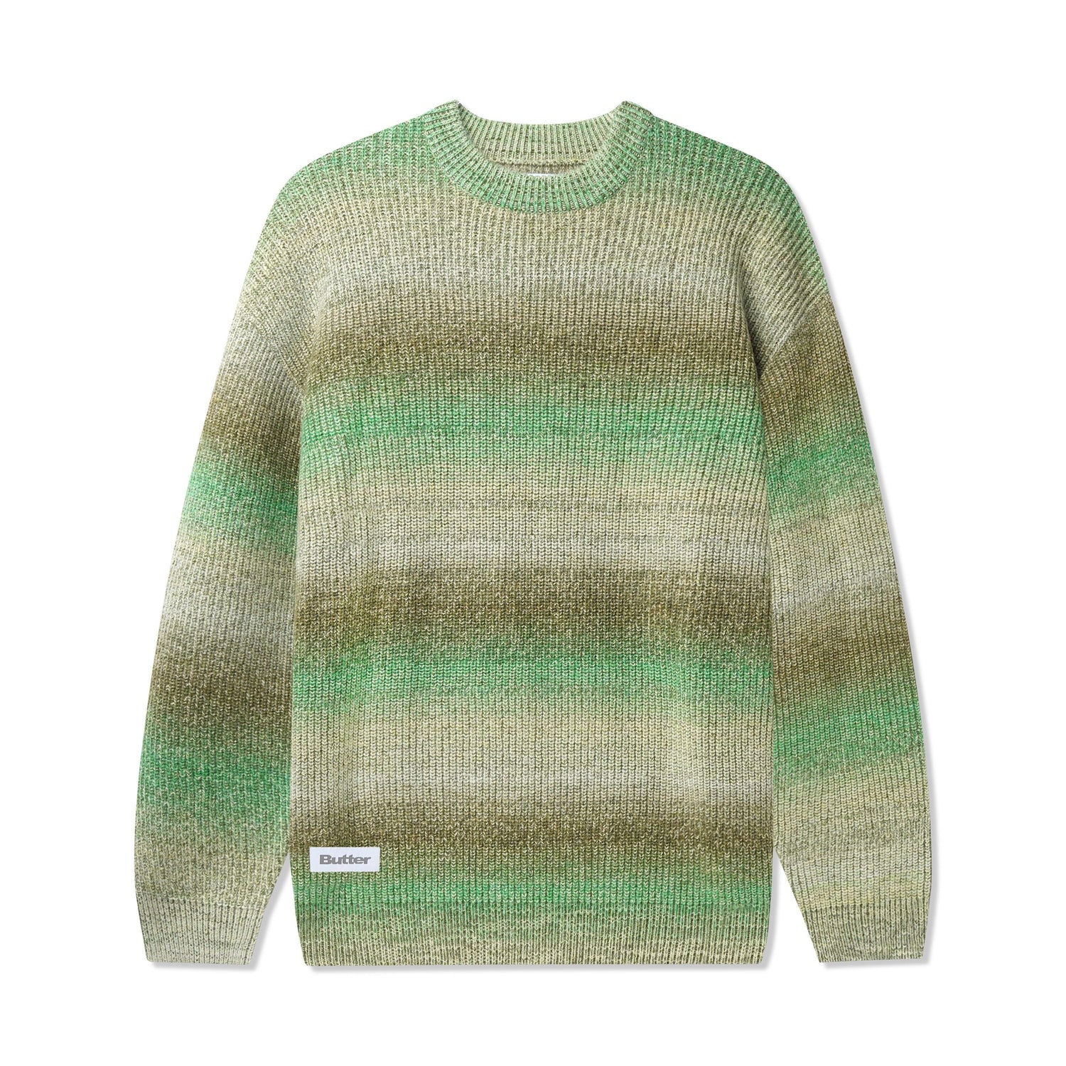 Beams Knit Sweater, Pesto