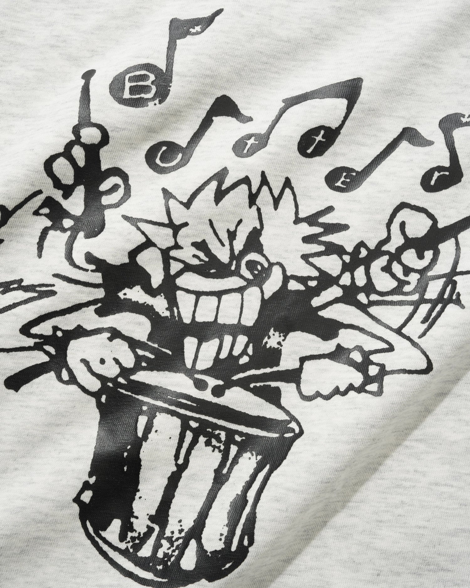 Blaring Tee, Ash