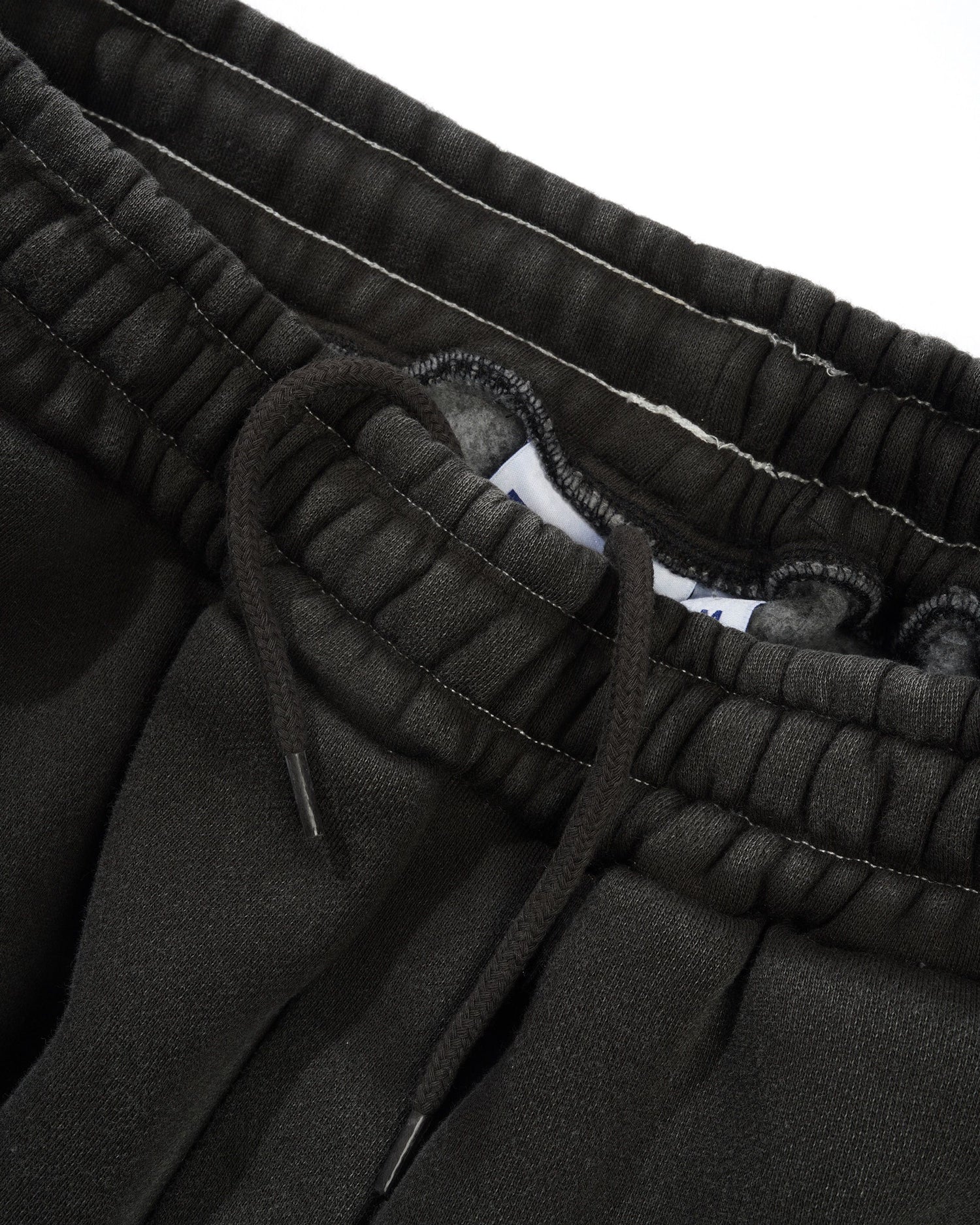 Blotch Fleece Pants, Washed Black