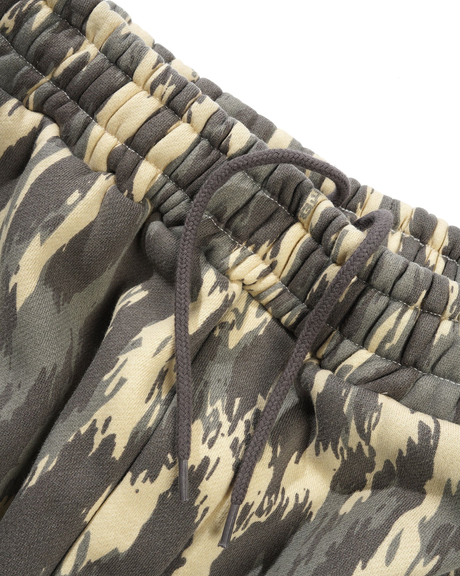 Blotch Fleece Pants, Washed Camo