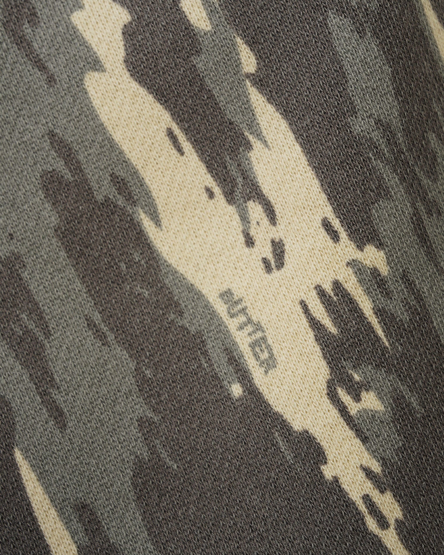 Blotch Fleece Pants, Washed Camo