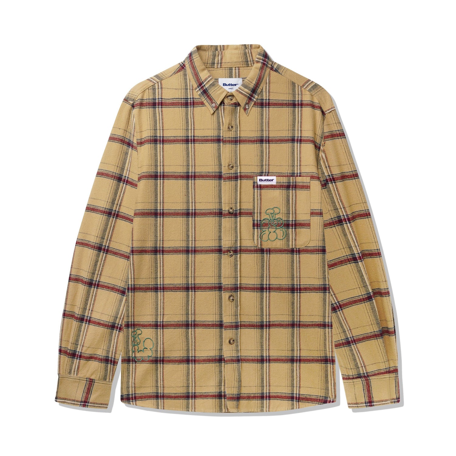 Bugs Flannel Shirt, Tan