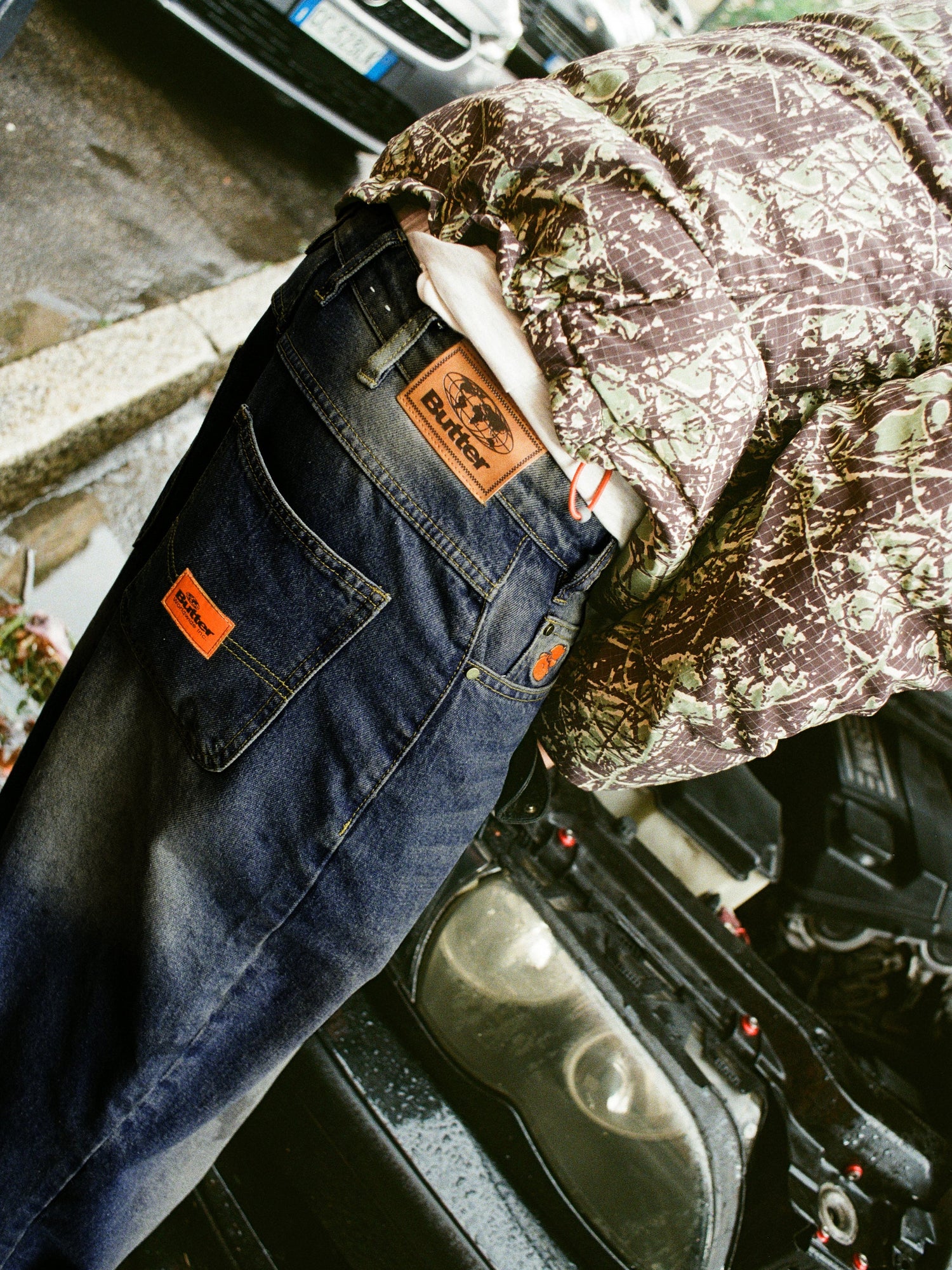 Santosuosso Denim Jeans, Dark Navy Tint