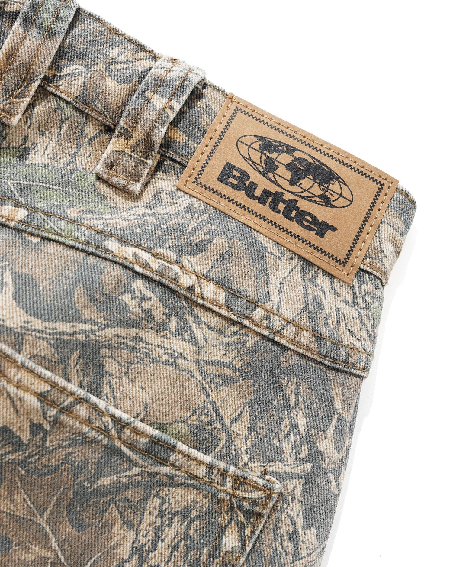 Carpenter Denim Jeans, Forest Camo