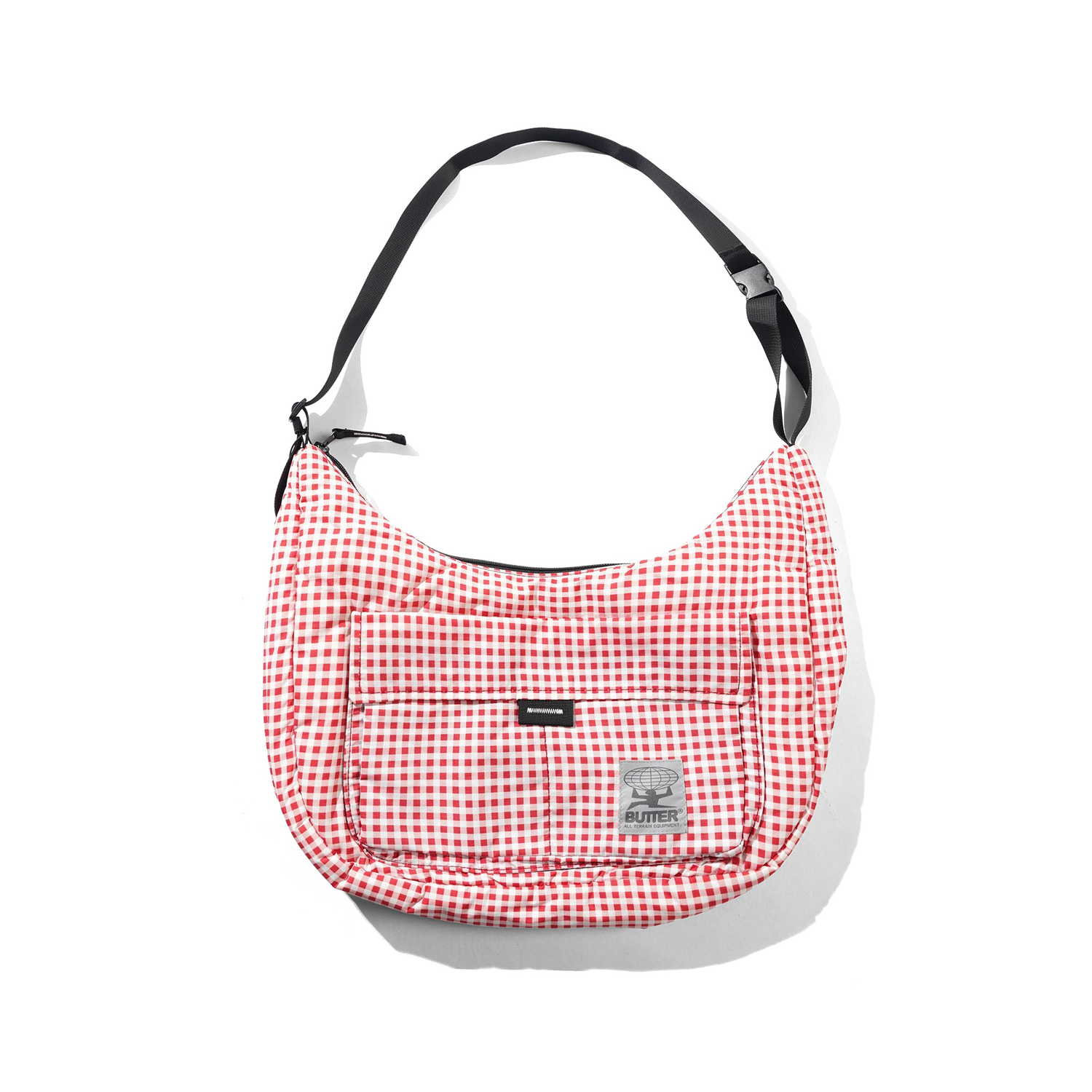 Crossbody Bag, Red Gingham