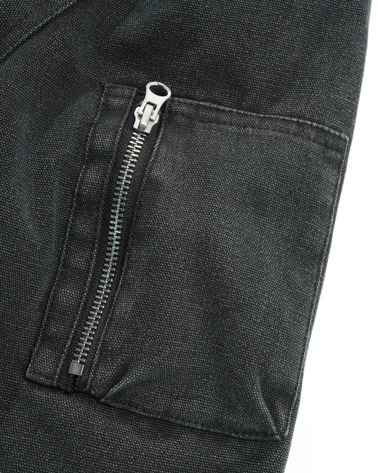 Davide Work Jacket, Washed Black