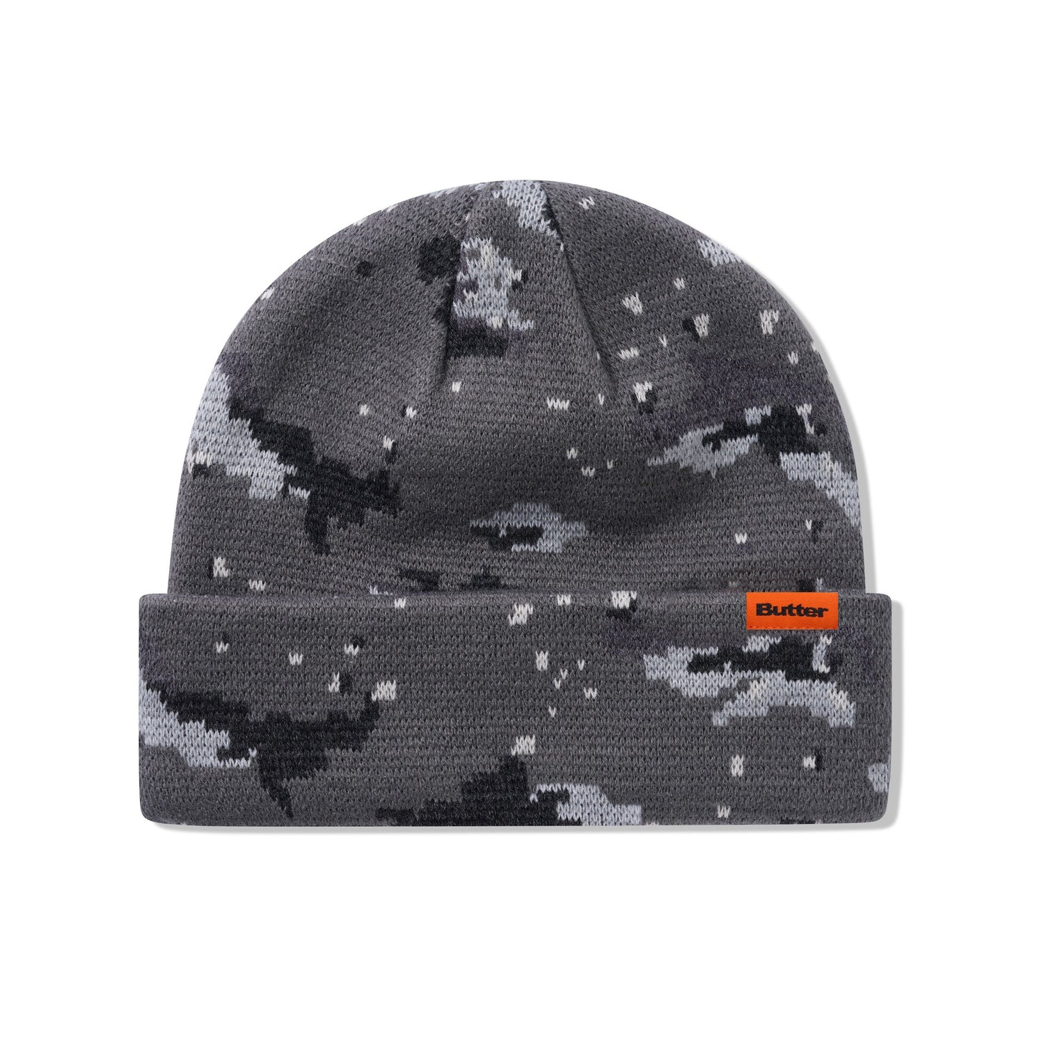 Desert Camo Beanie, Charcoal