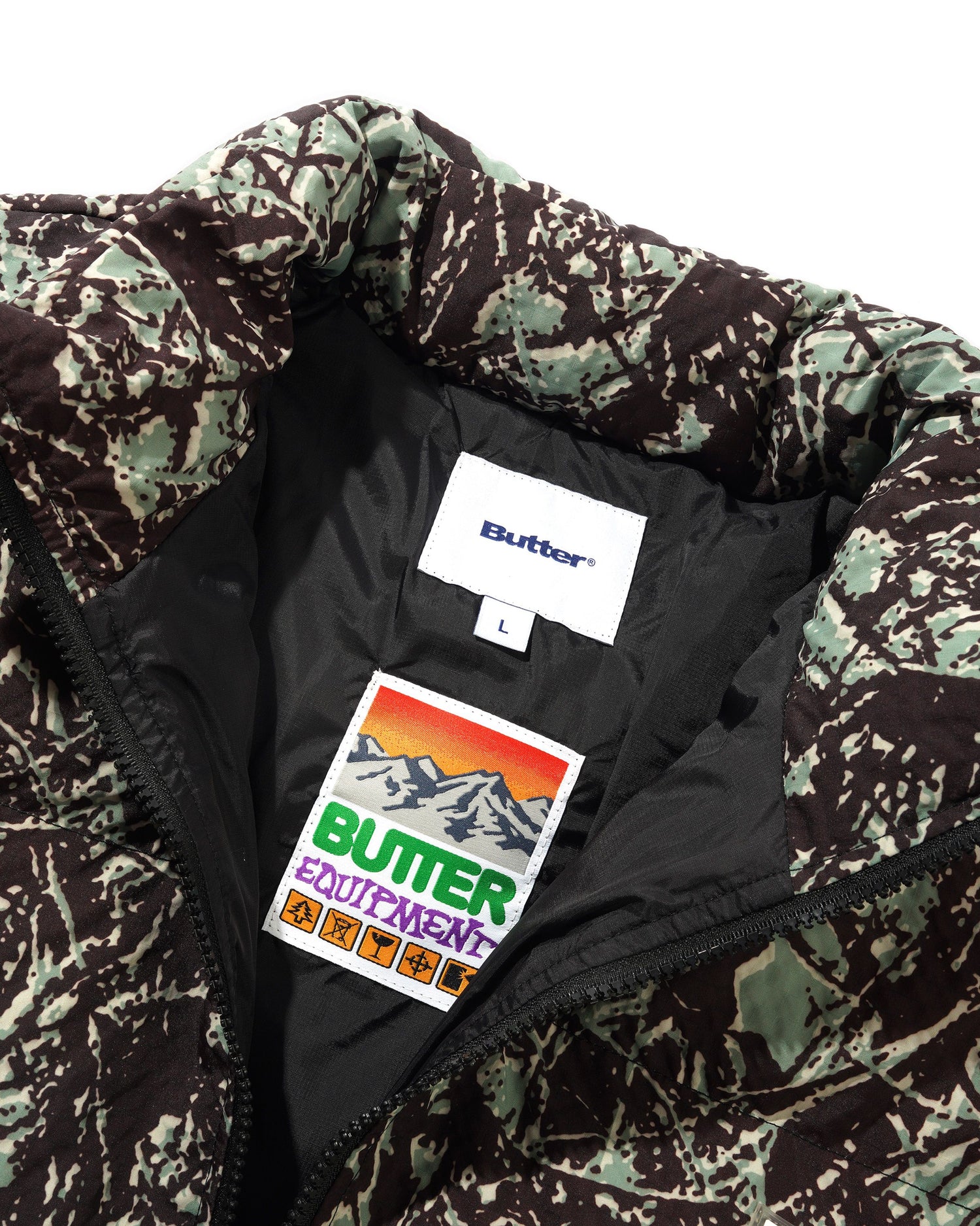 Endure Puffer Jacket, Woods Camo
