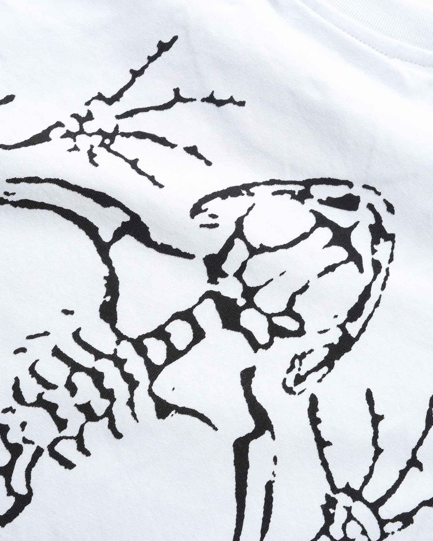 【BUTTER GOODS】 Fossil Tee, White Butter Goods Fossil T-Shirt - White | Flatspot