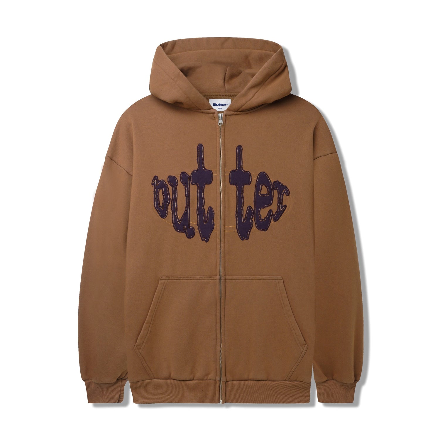 Frenzy Zip-Thru Hood, Cognac