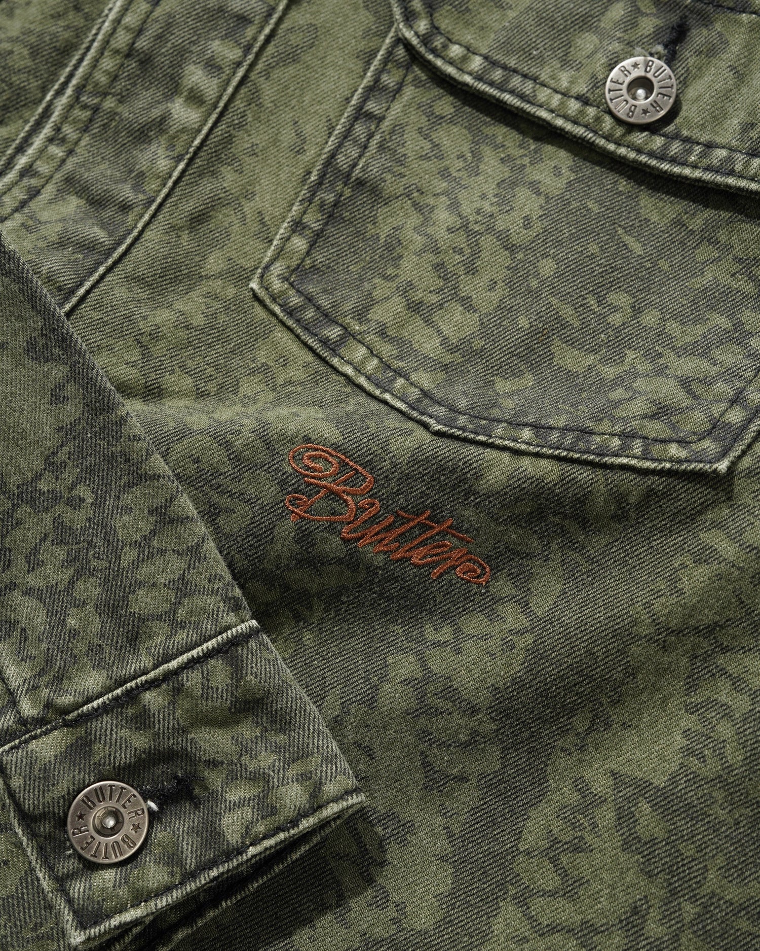 Garage Denim Jacket, Lowland Camo