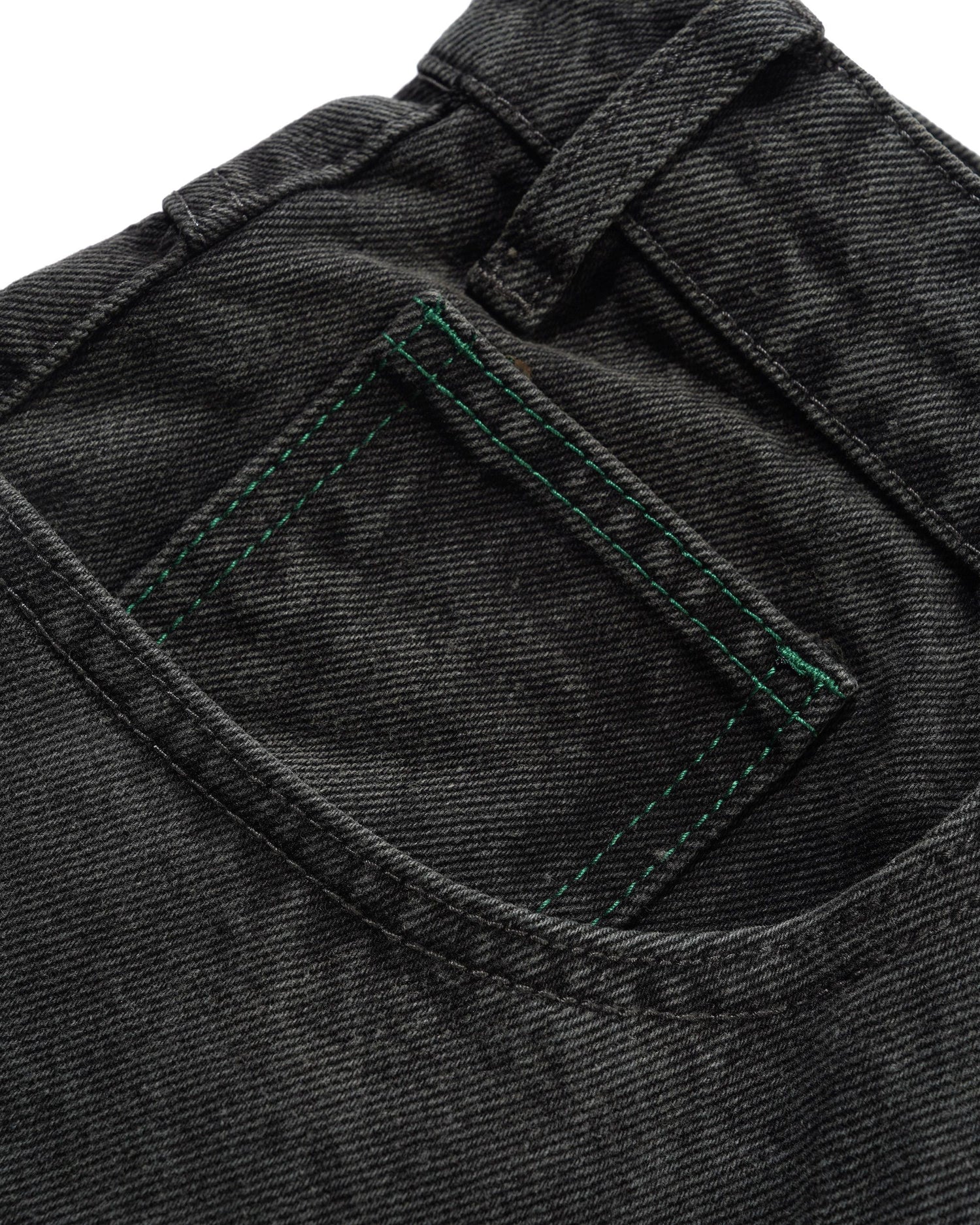 Garage Denim Shorts, Faded Black