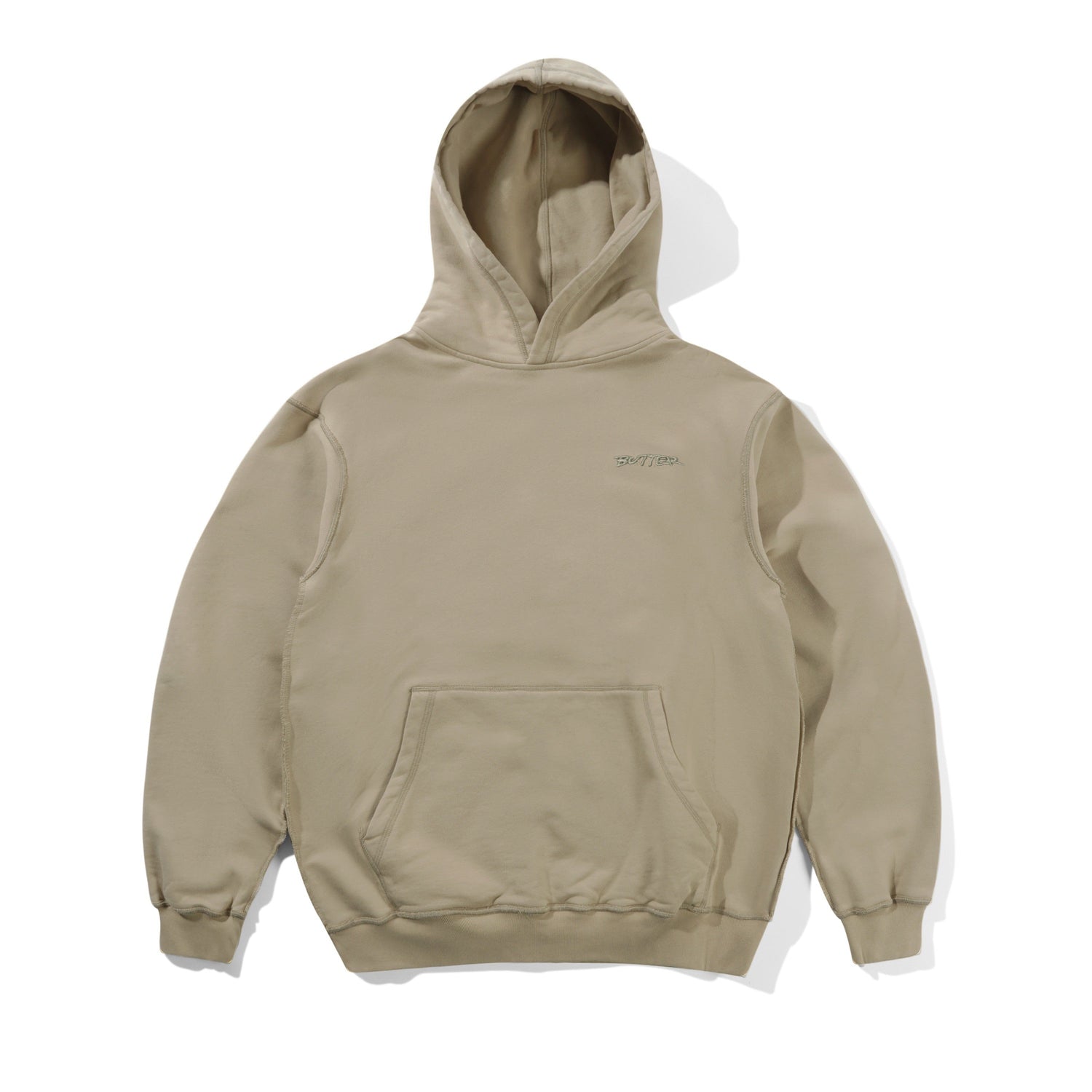 Inside Out Pullover Hood, Washed Oat