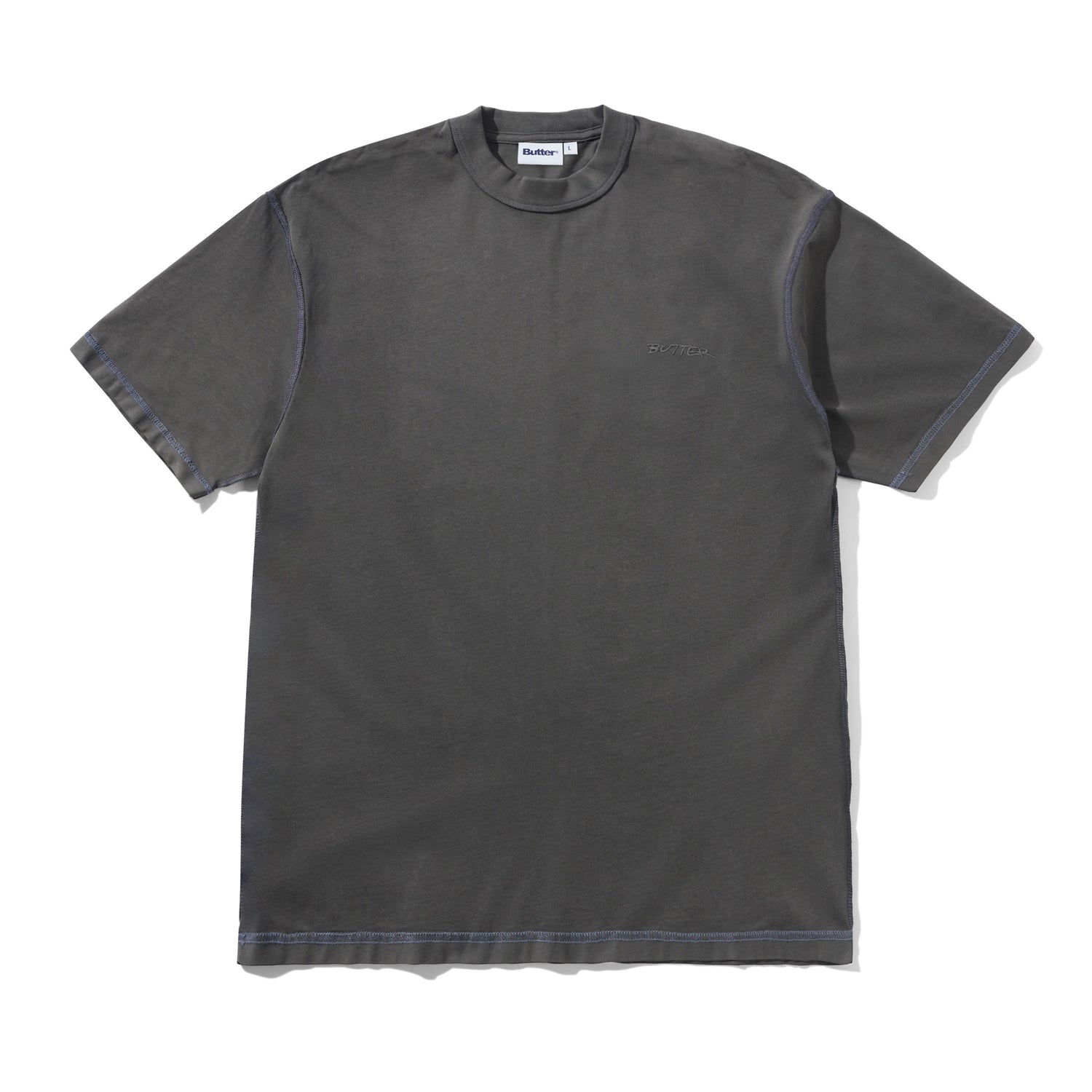 Inside Out Tee, Washed Black